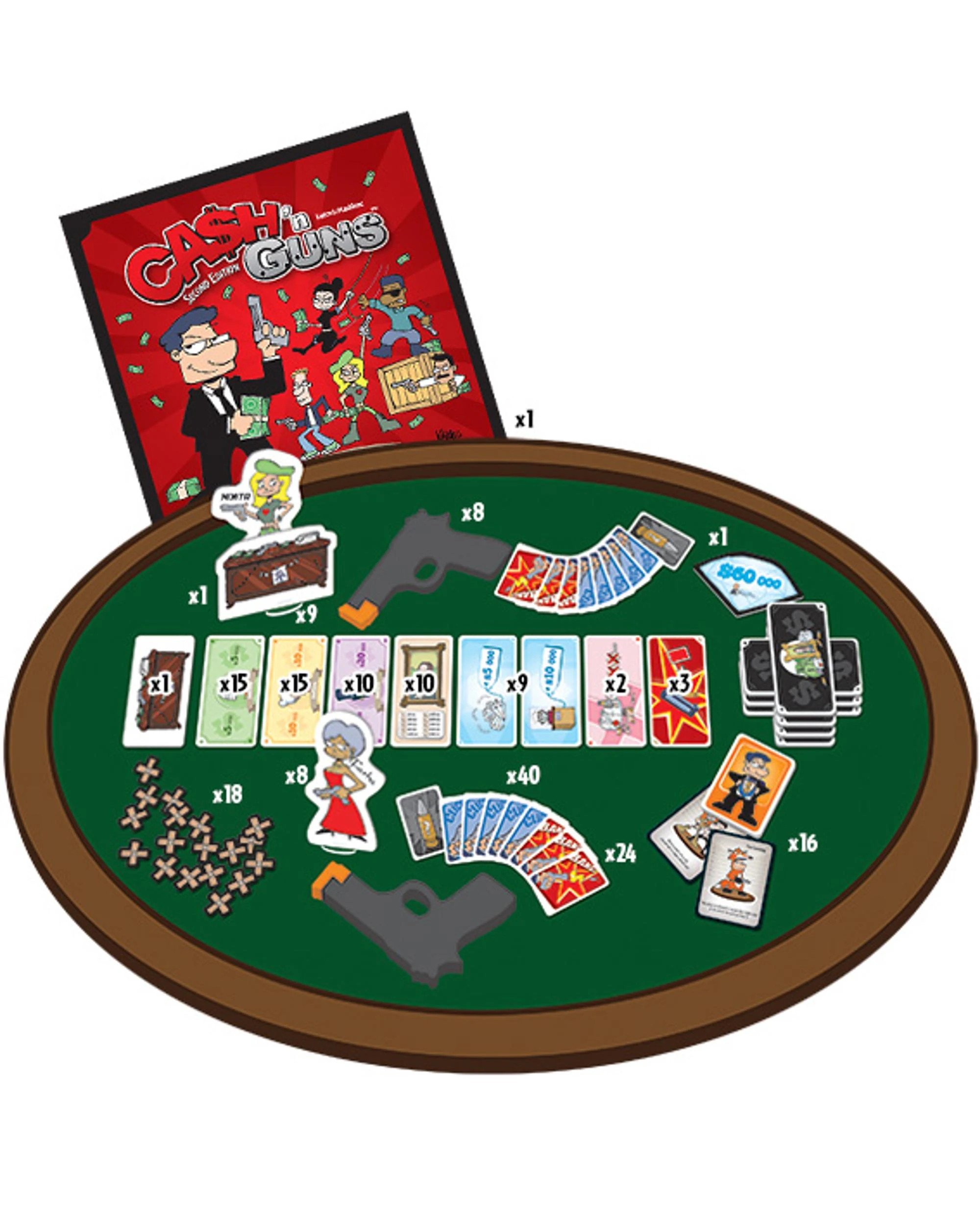 2 Cash'n Guns Second Edition Card Game, 2 of 4