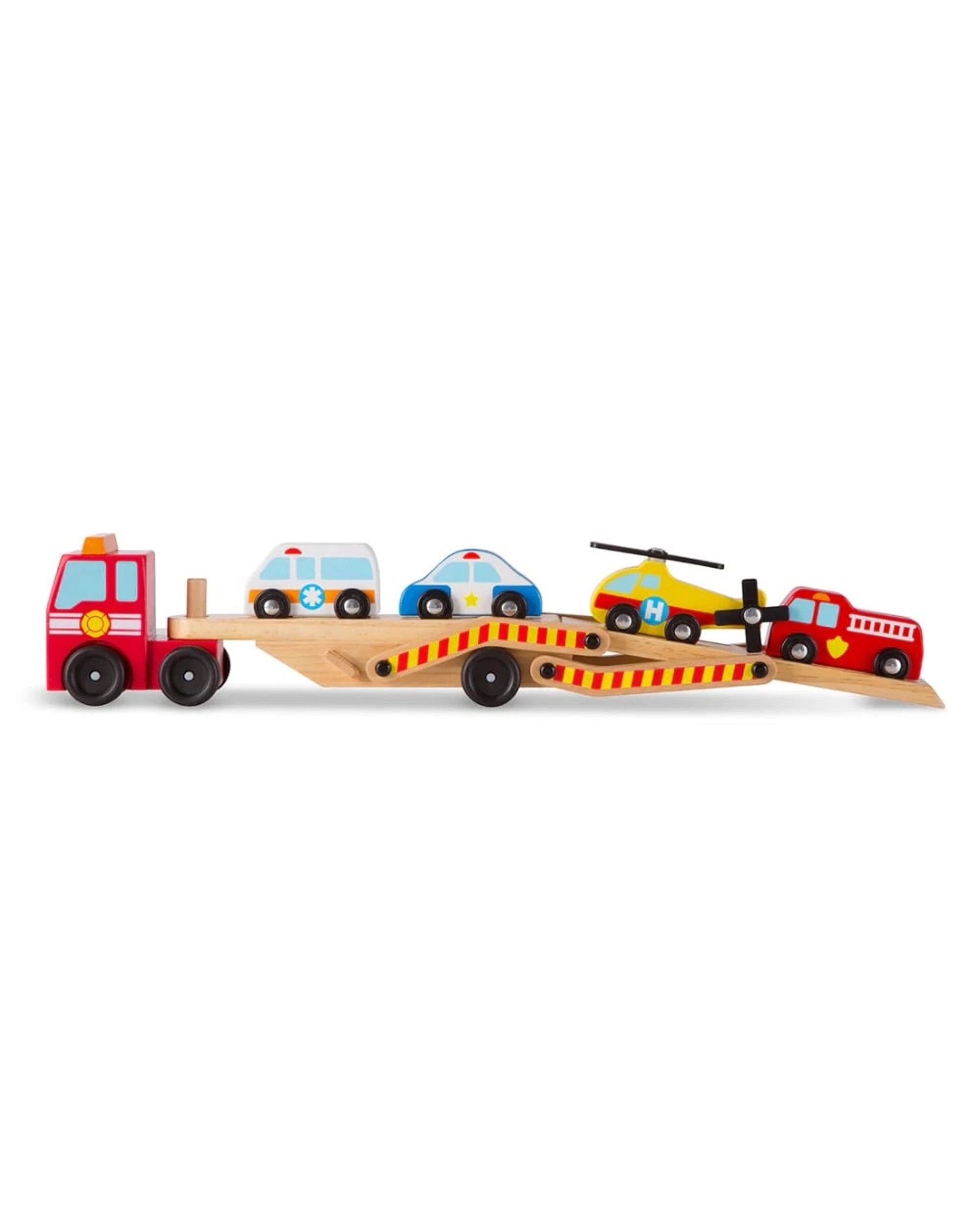 4 Melissa and Doug Emergency Vehicle Carrier Playset, 4 of 7