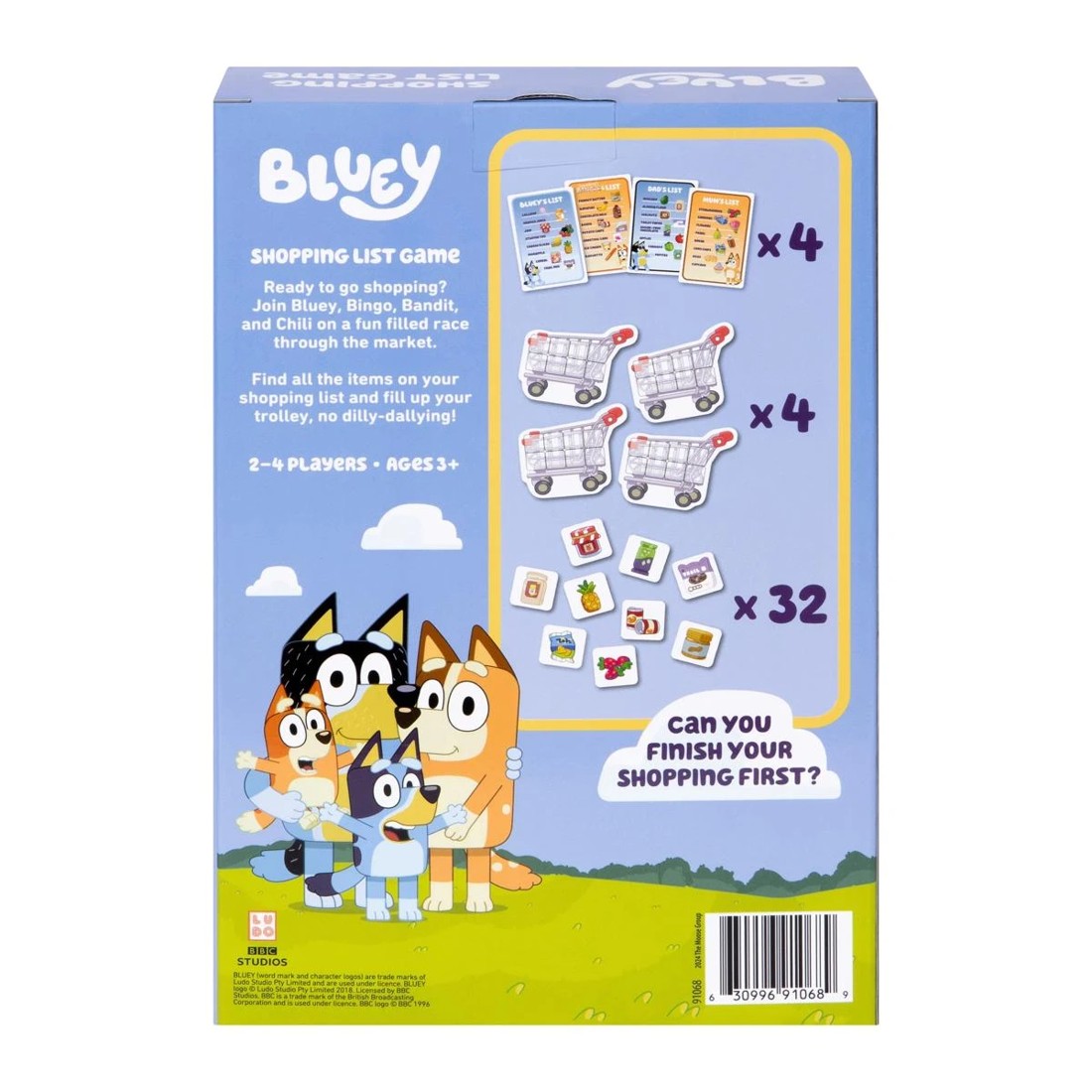 10 Orchard Toys Bluey Shopping List Fun Memory Game, 10 of 10