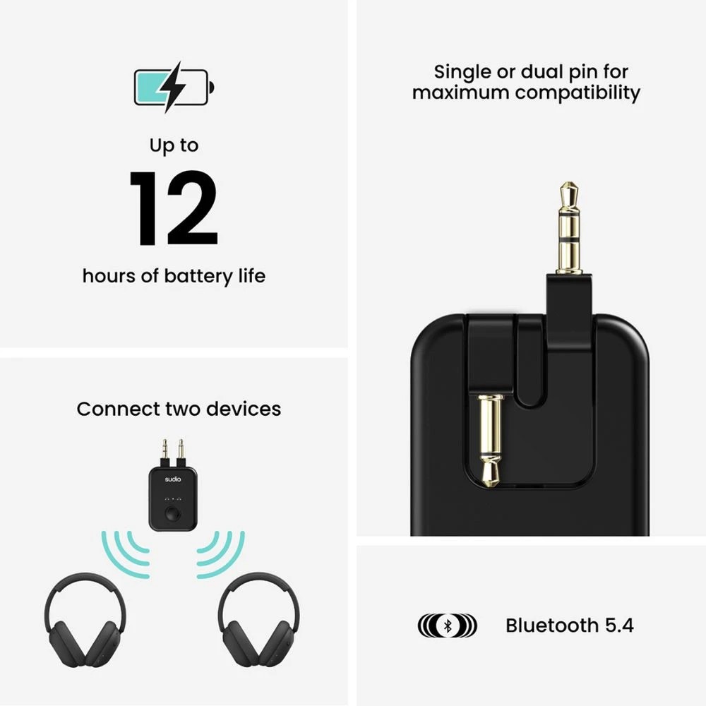 3 Sudio FL2 Mini Bluetooth Travel Adaptor, 3 of 5