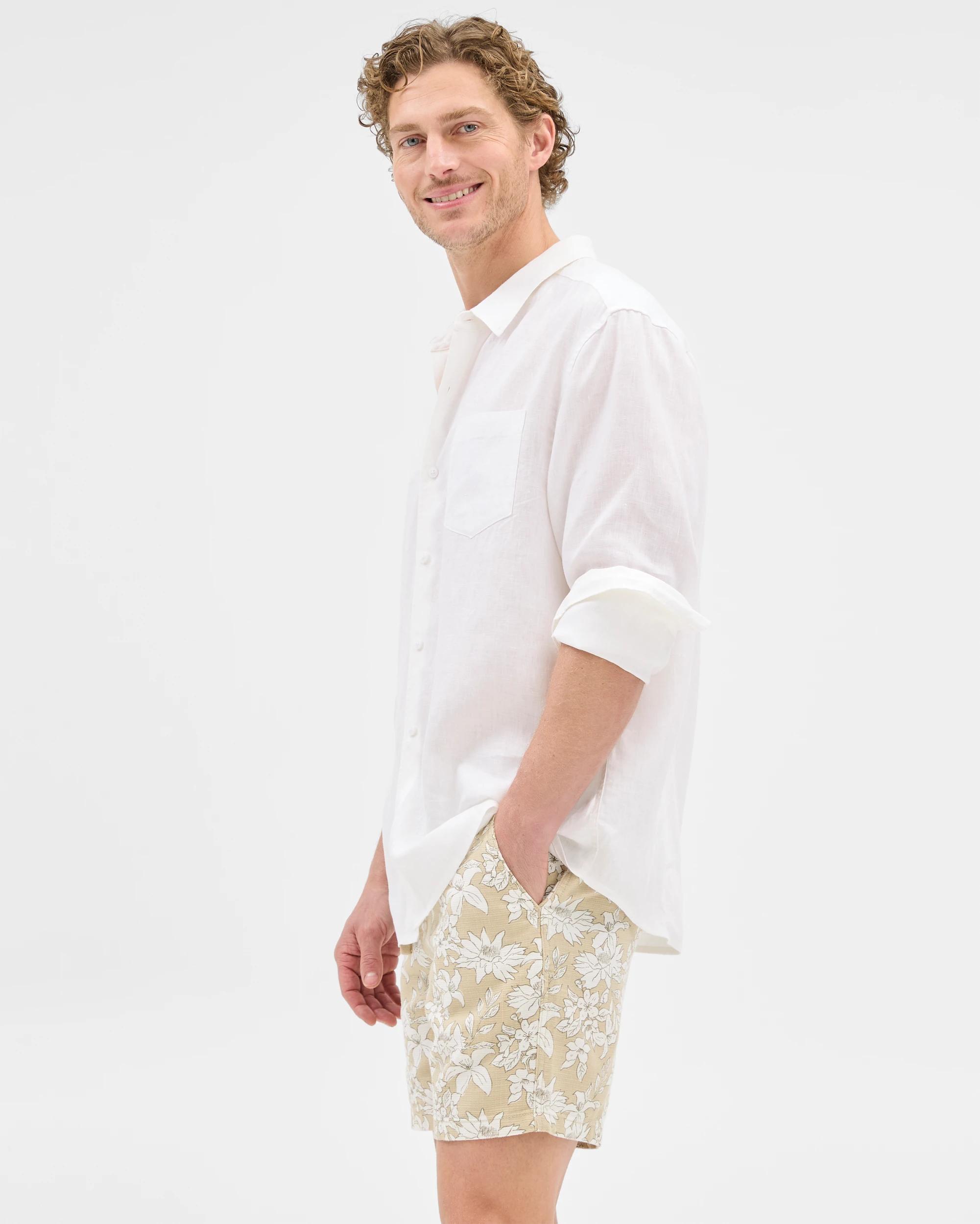 3 Target Australian Cotton Print Shorts STONE, 3 of 6