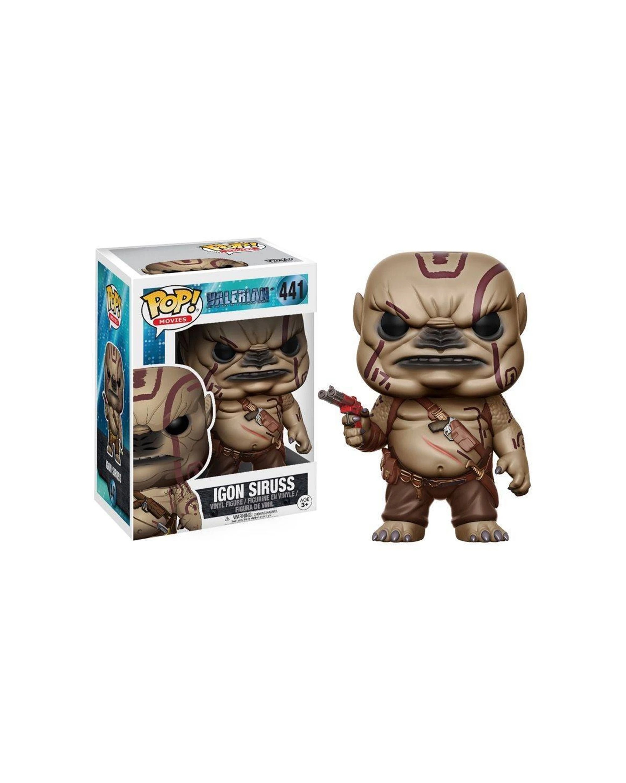 3 POP Vinyl Figurine Valerian Igon Sirrus 10cm Vinyl Collectible Display - Brown, 3 of 3