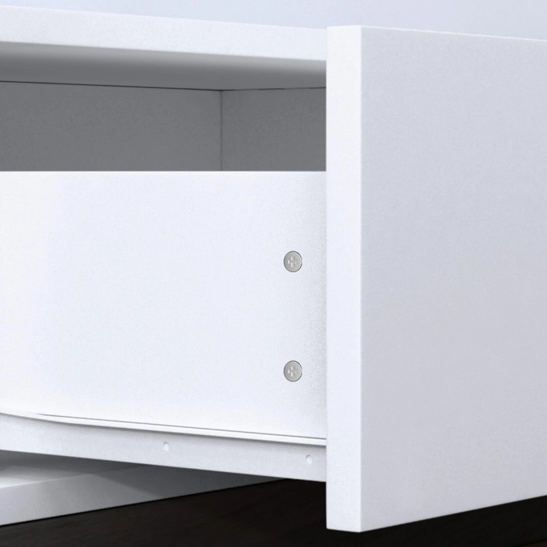 4 Alfordson 200-380cm Extendable Entertainment Unit TV Cabinet Stand Storage Shelf - Black White, 4 of 10