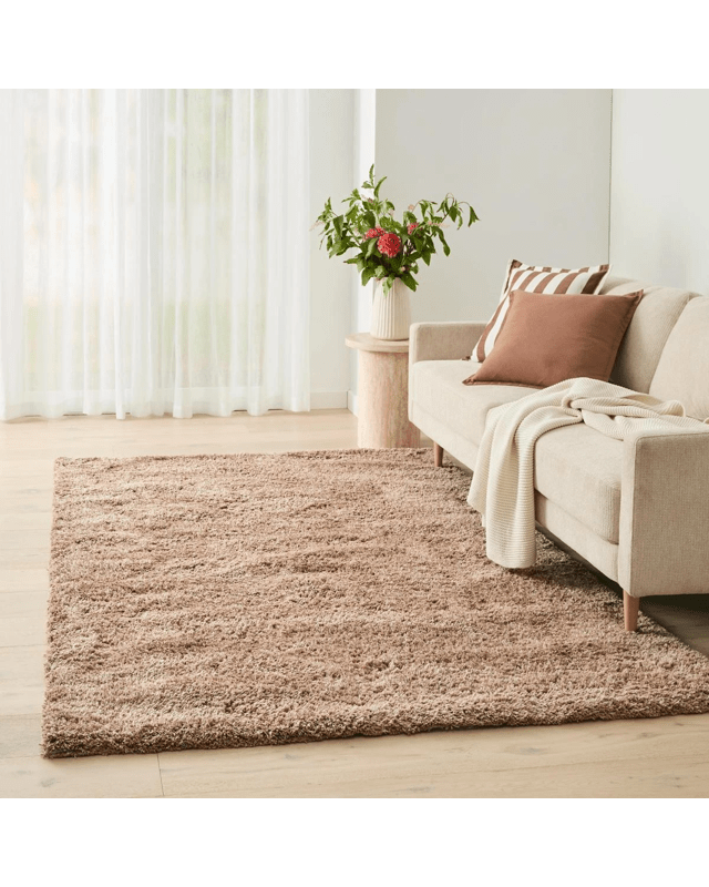 Flecked Mocha Rug - Large - 235cm x 1