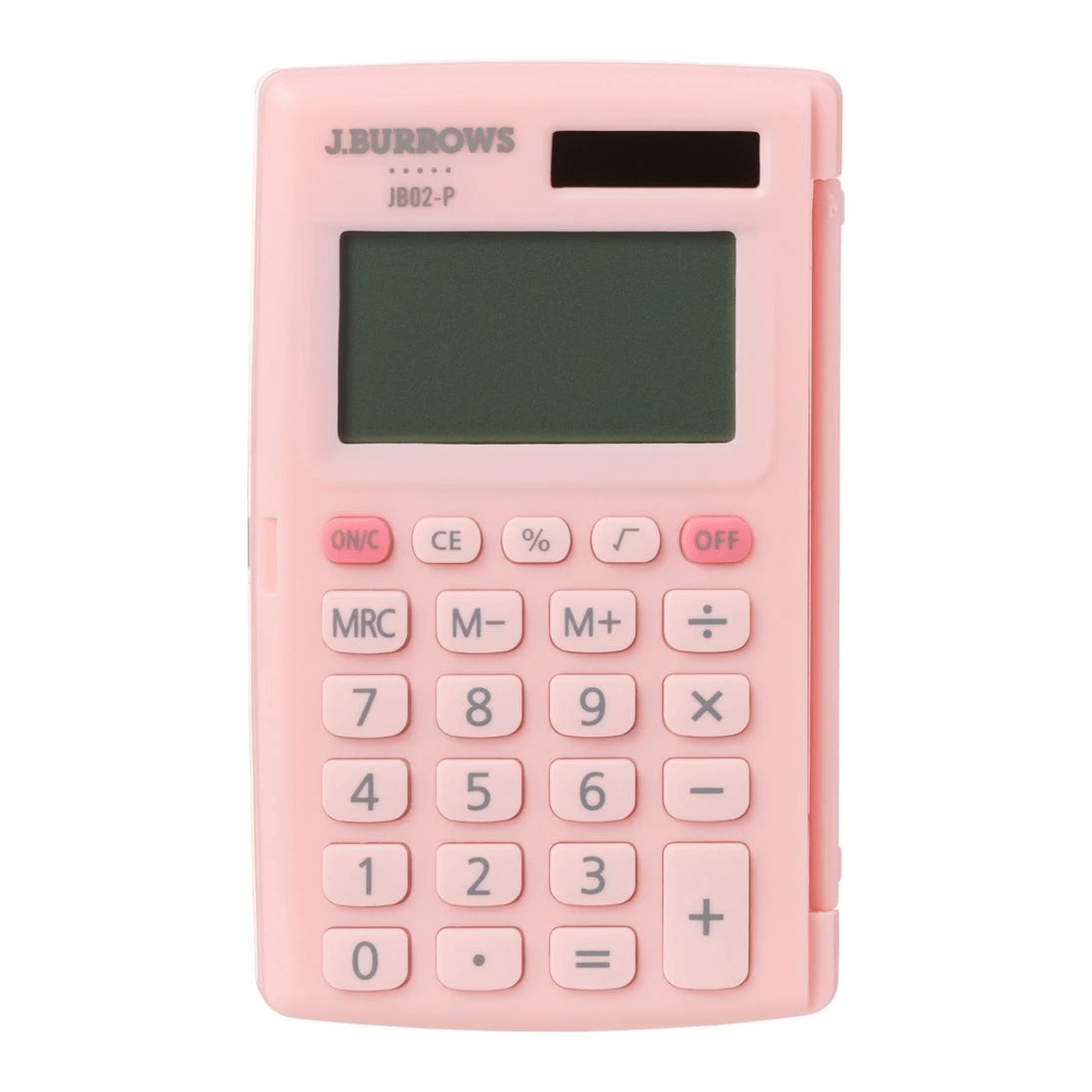 1 J.Burrows Pocket 8 Digit Calculator Pink, 1 of 5