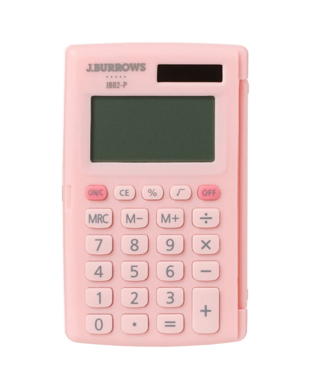 J.Burrows Pocket 8 Digit Calculator 