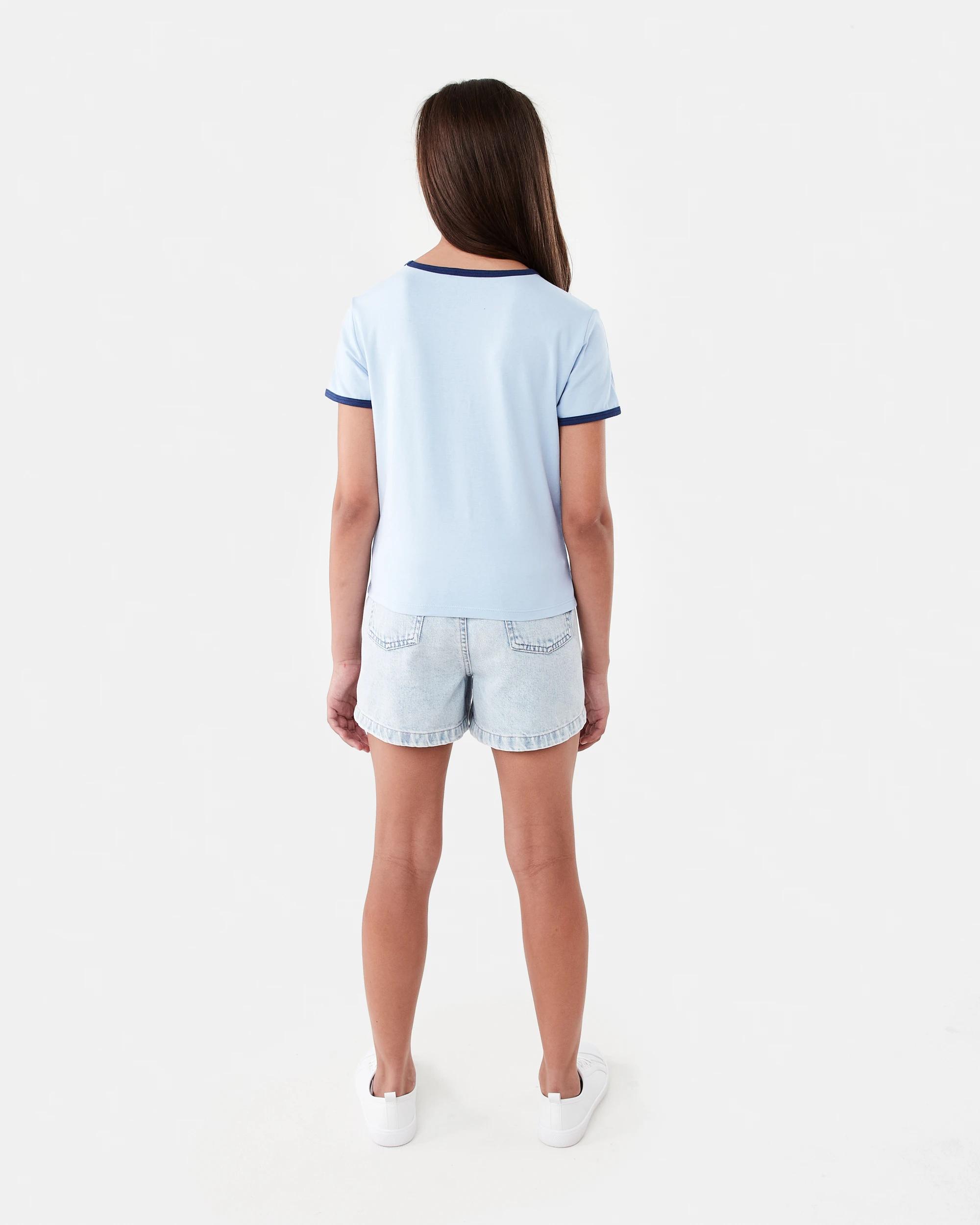 8 Short Sleeve Ringer T-shirt Blu T Club, 8 of 8