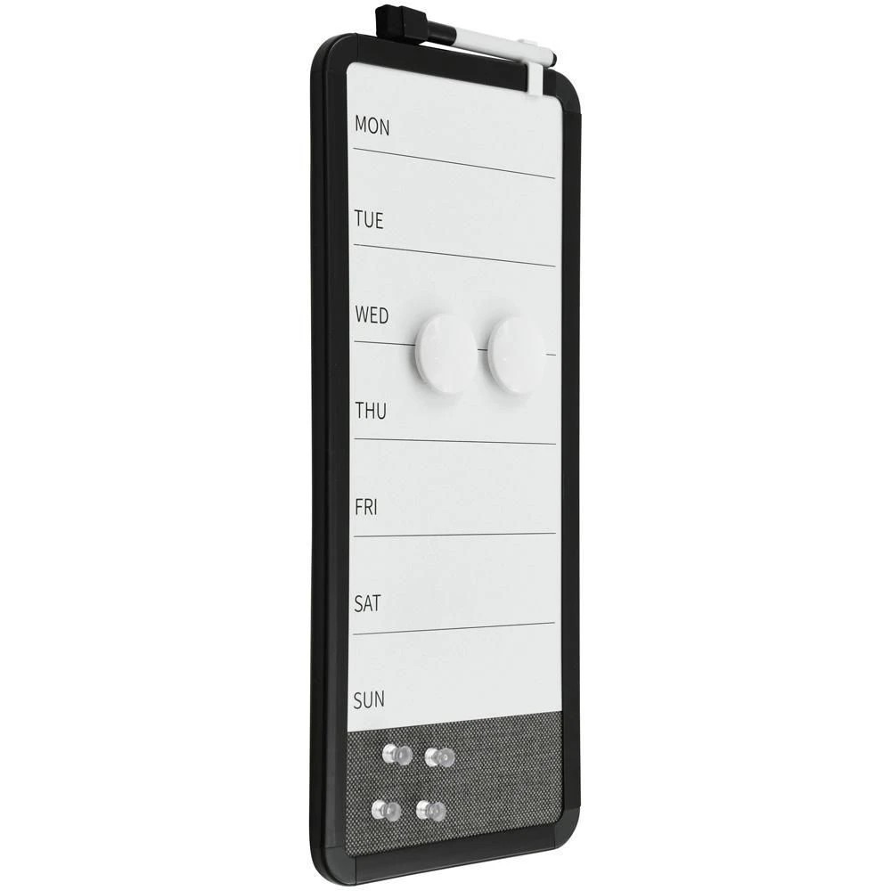 4 Otto Weekly Planner Board Fabric 175x405mm Black, 4 of 8