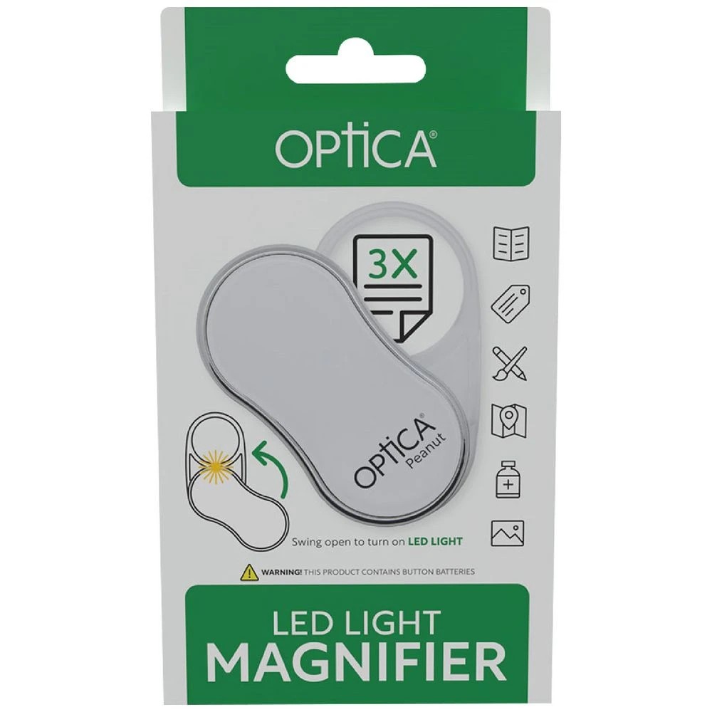 1 Optica Mini-Metro Peanut LED Magnifier, 1 of 6