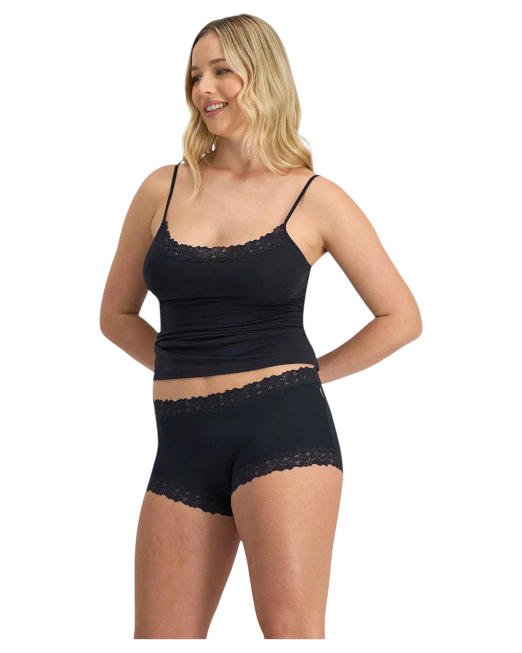 4 Jockey 12 Pack Womens Parisienne Full Brief Underwear BLACK, 4 of 4