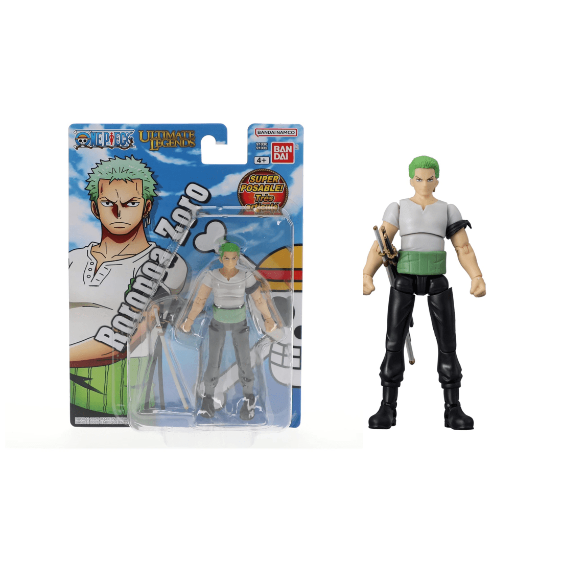 1 Ultimate Legends One Piece Roronoa Zoro Action Figure, 1 of 5