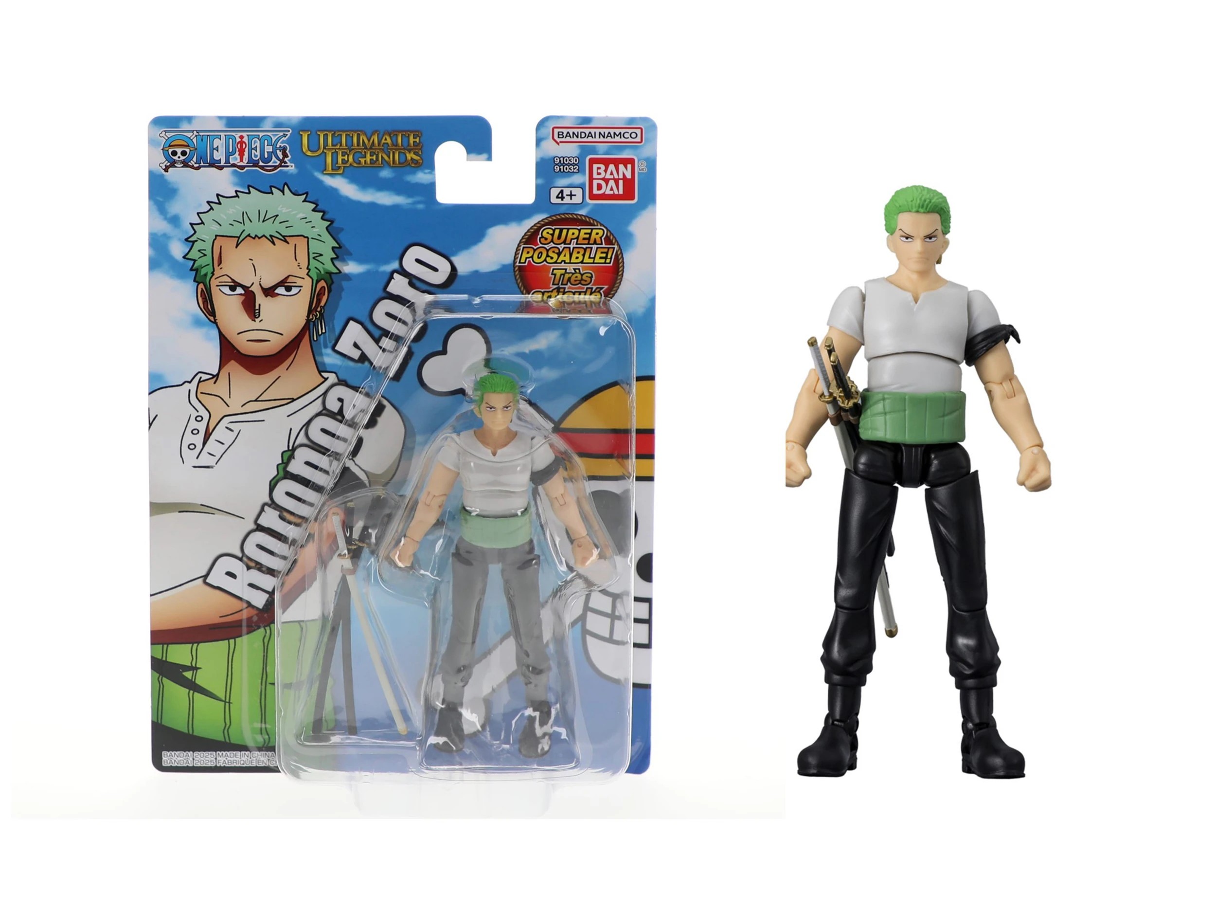 1 Ultimate Legends One Piece Roronoa Zoro Action Figure, 1 of 5