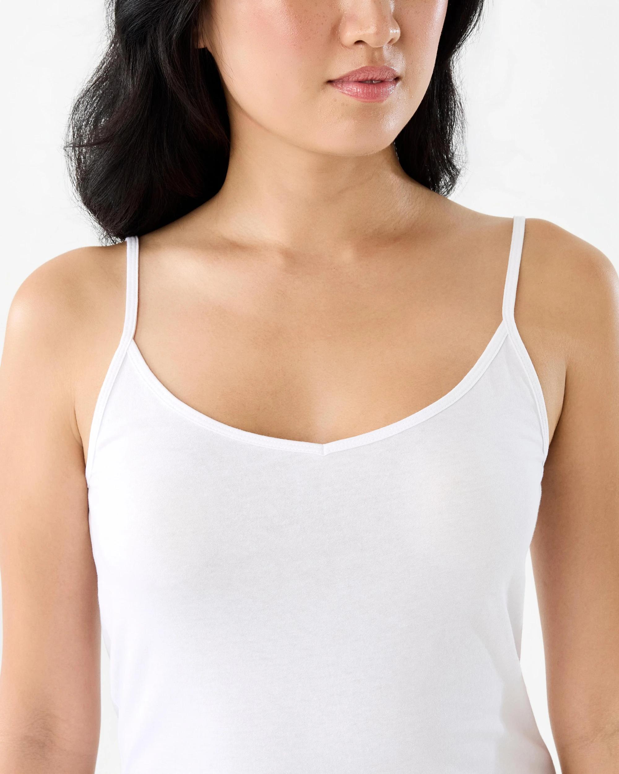 5 Sleeveless Basic Camisole White, 5 of 6