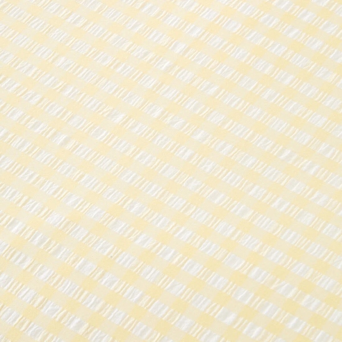 7 Gingham Ruffle Cotton Quilt Cover Set - King Bed, Butter, 7 of 7