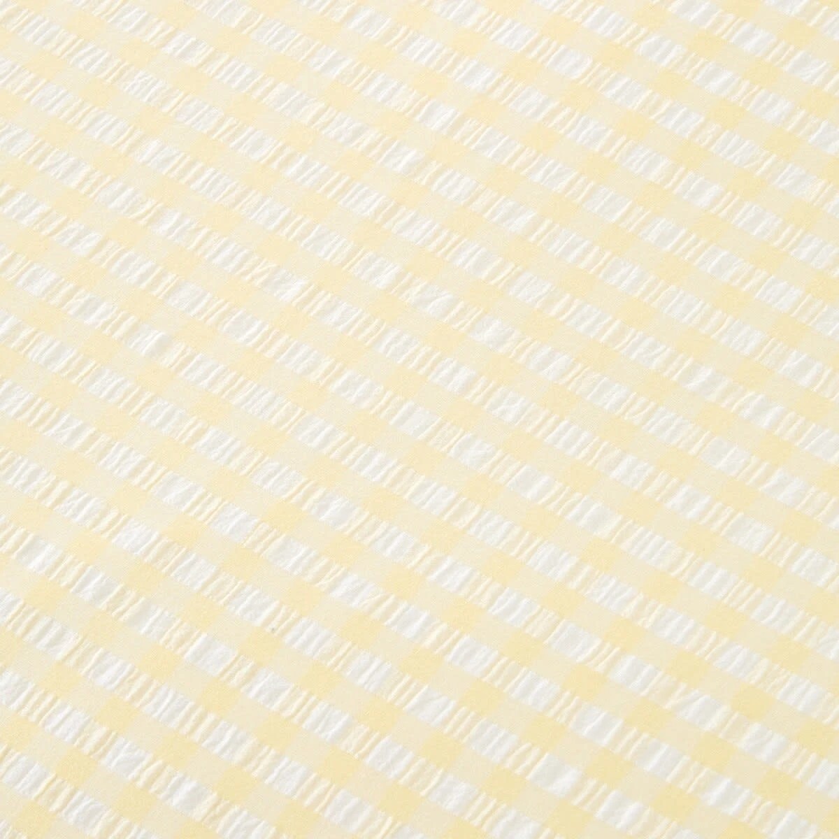 7 Gingham Ruffle Cotton Quilt Cover Set - King Bed, Butter, 7 of 7