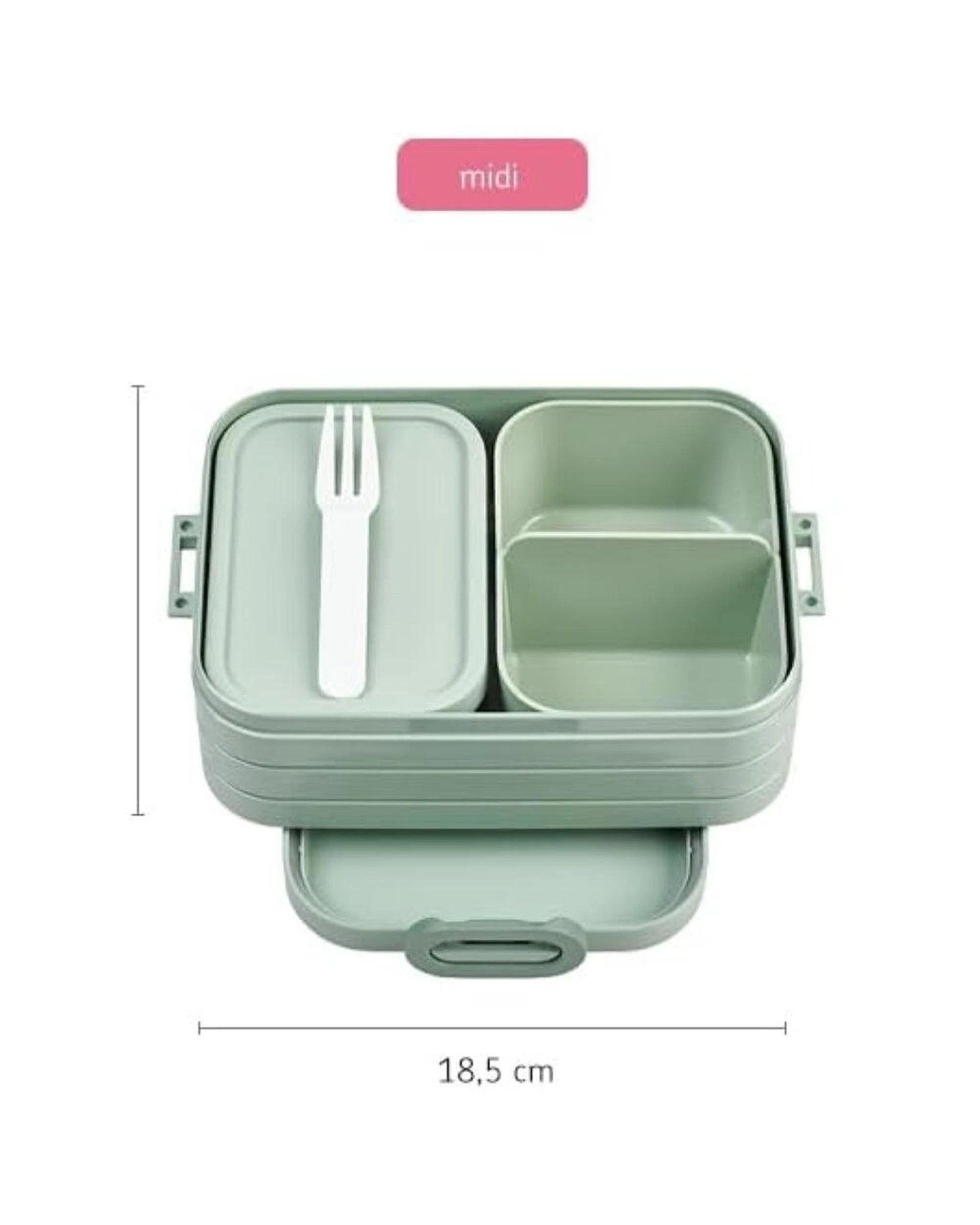 3 Mepal Take a Break Bento Lunch Box  Medium Nordic Black, 3 of 6