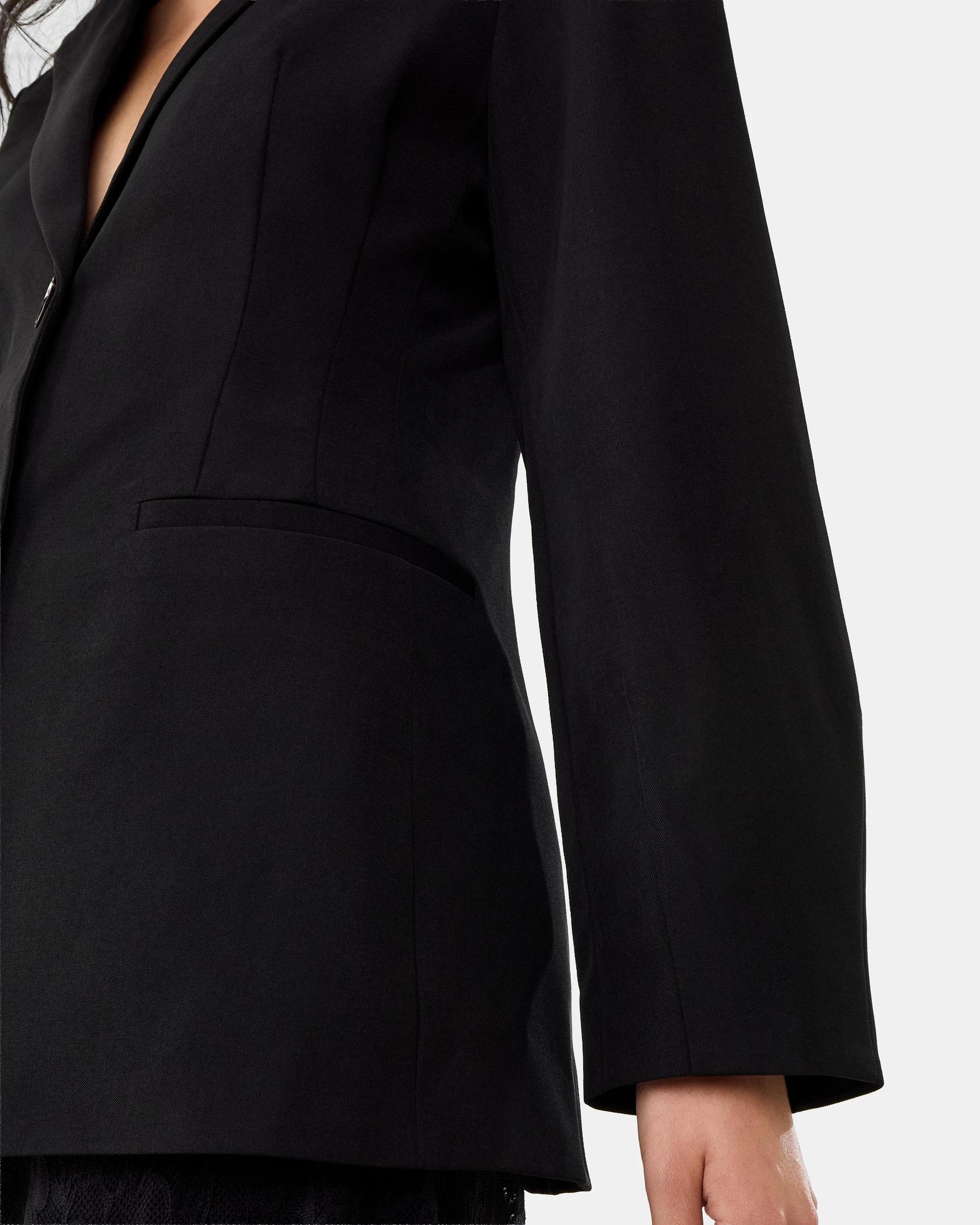 9 Barrel Sleeve Blazer Black, 9 of 10