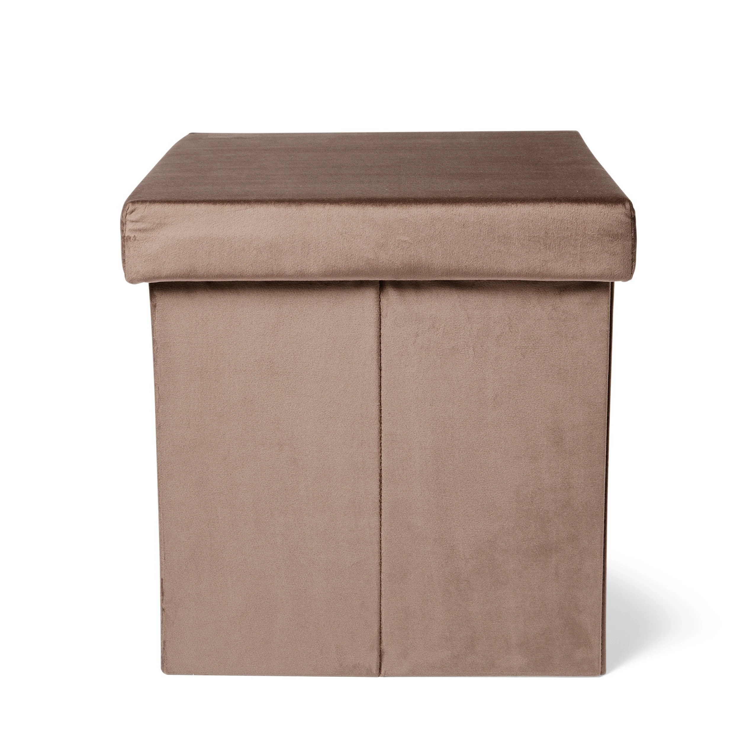 4 Square Storage Ottoman - Chocolate, 4 of 10