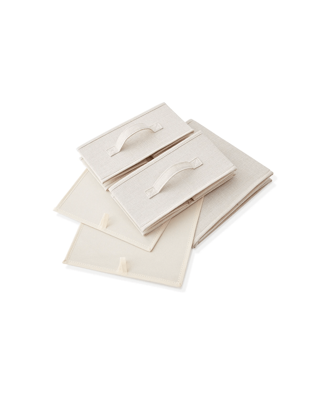 7 Linen Look Drawer Set - Beige, 7 of 9