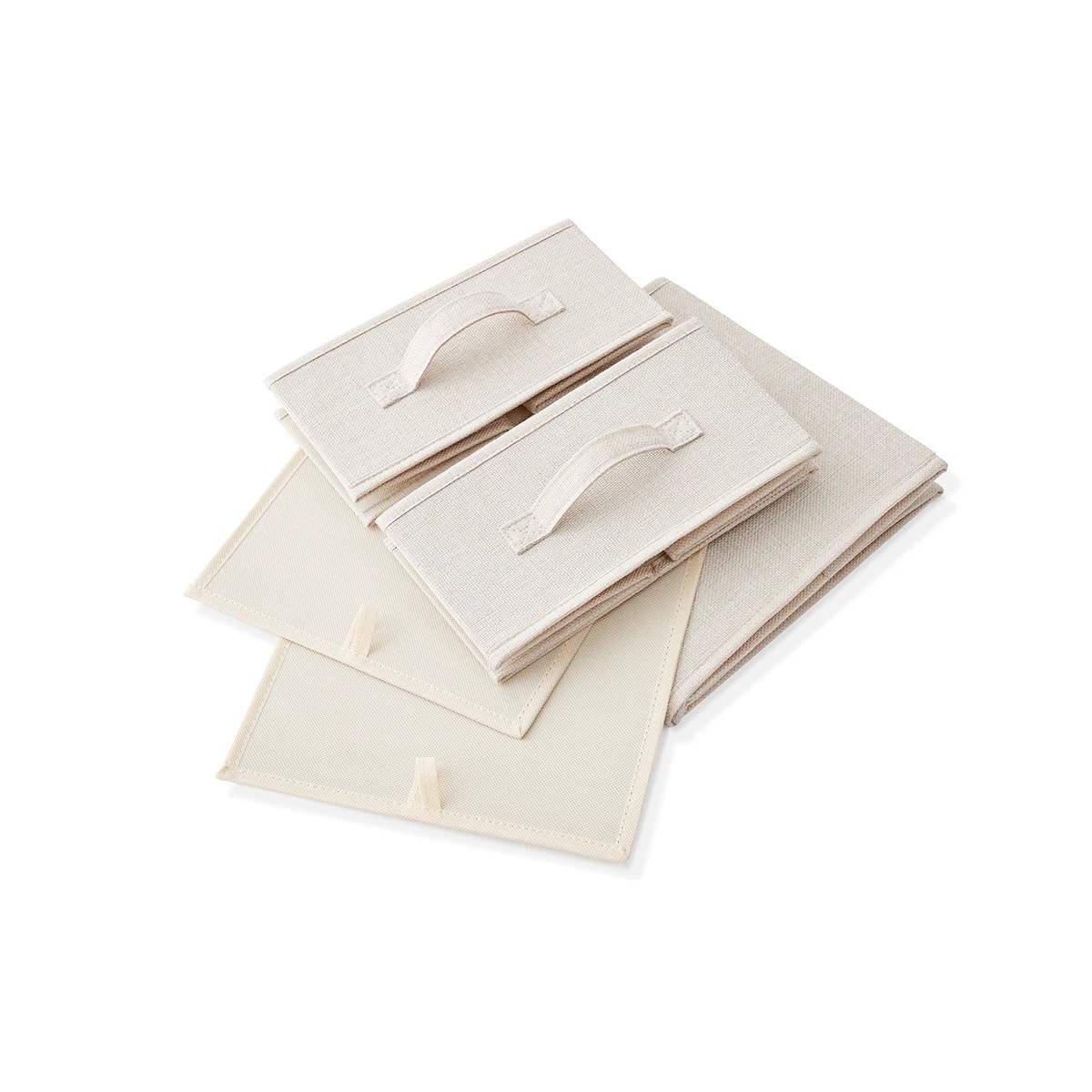7 Linen Look Drawer Set - Beige, 7 of 9