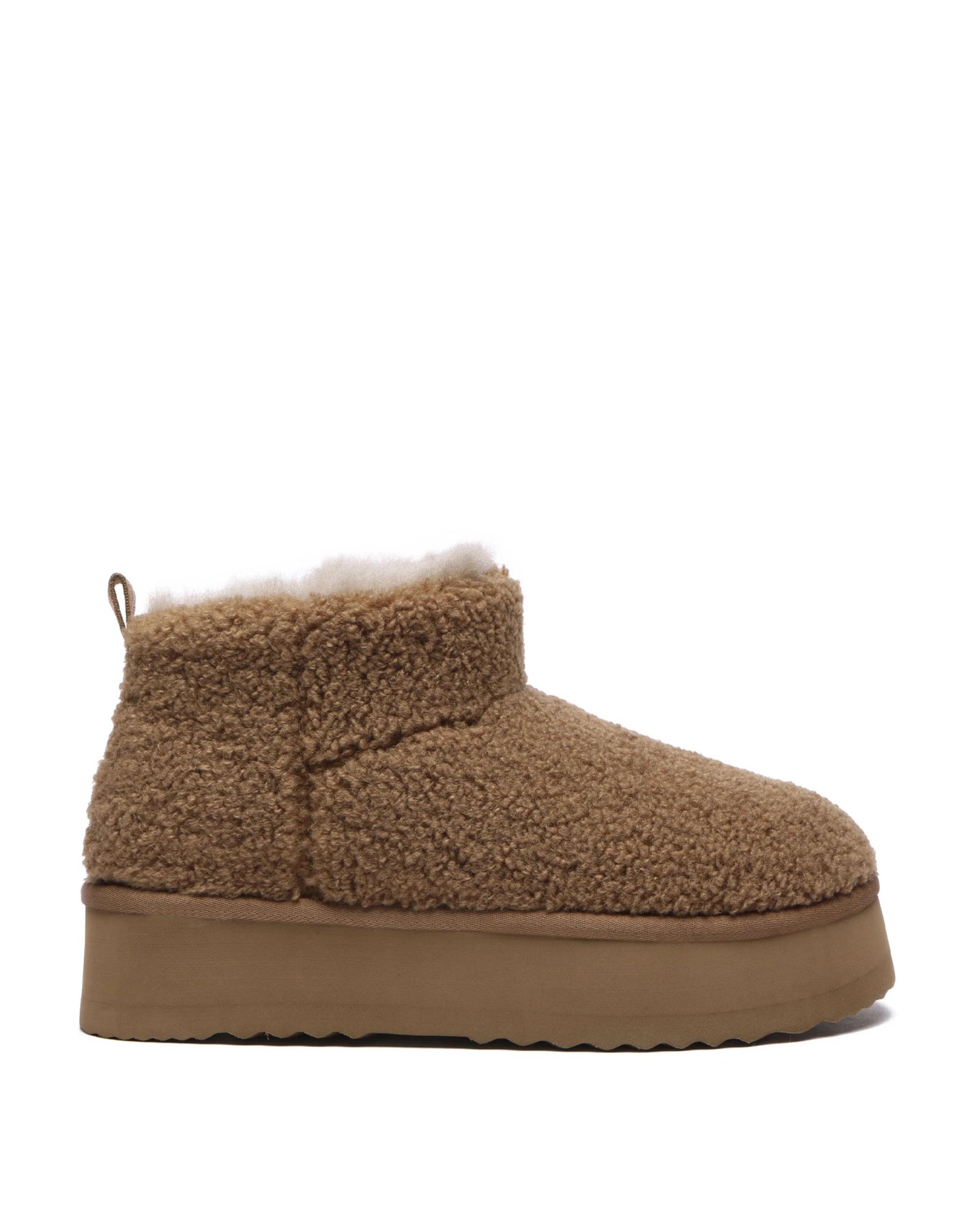1 Everau Womens Ultra Platform Teddycozy TEDDY BROWN, 1 of 5