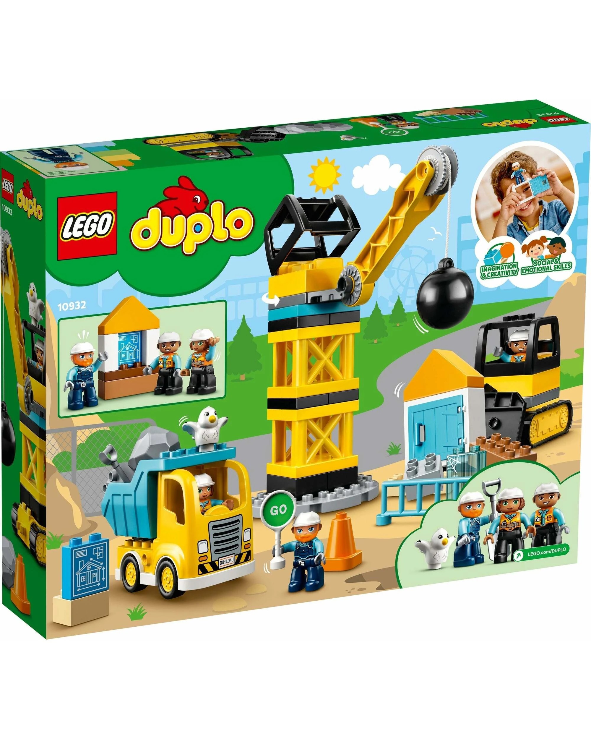 1 LEGO 10932 DUPLO Construction Wrecking Ball Demolition Set, 1 of 5