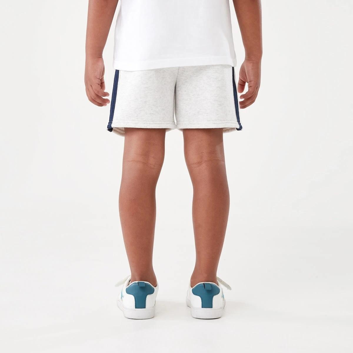 2 Stripe Knit Shorts Wht Marle, 2 of 9