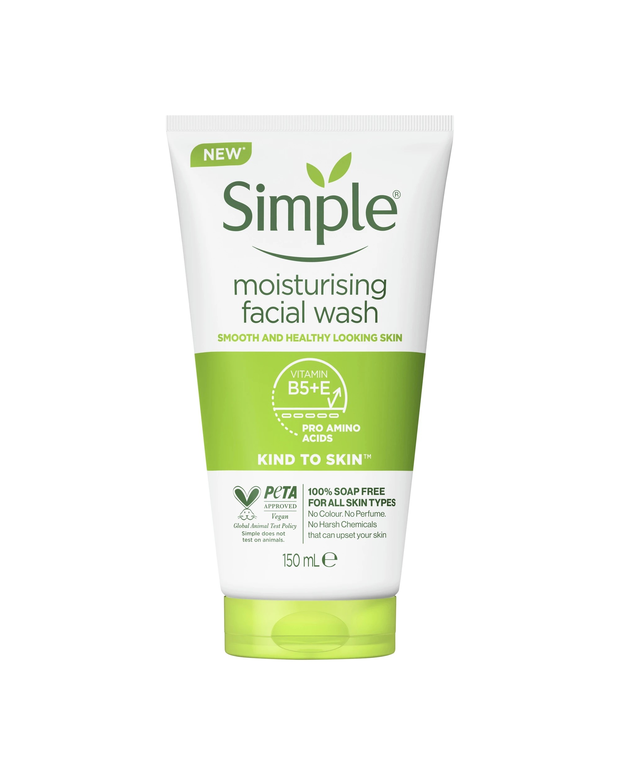 1 Simple Moisturising Facial Wash 150ml, 1 of 7