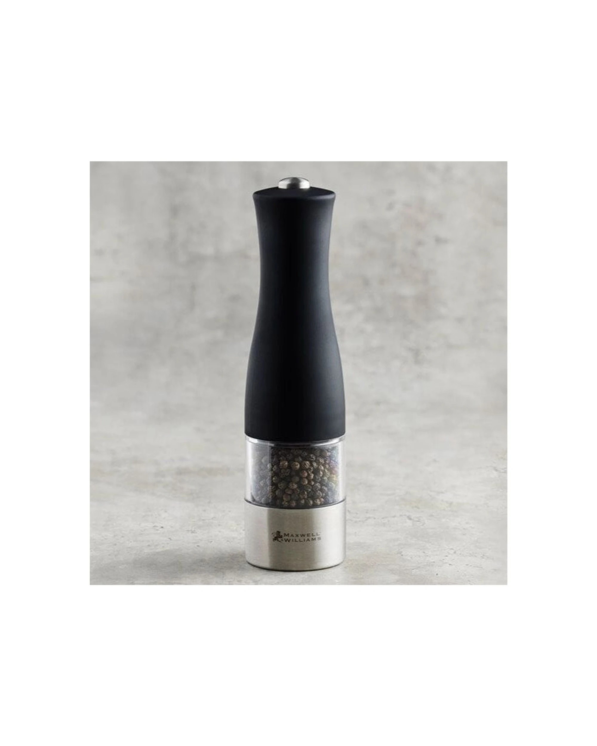 3 Maxwell & Williams Cosmopolitan Electric Salt/Pepper Mill 21cm - Black, 3 of 3