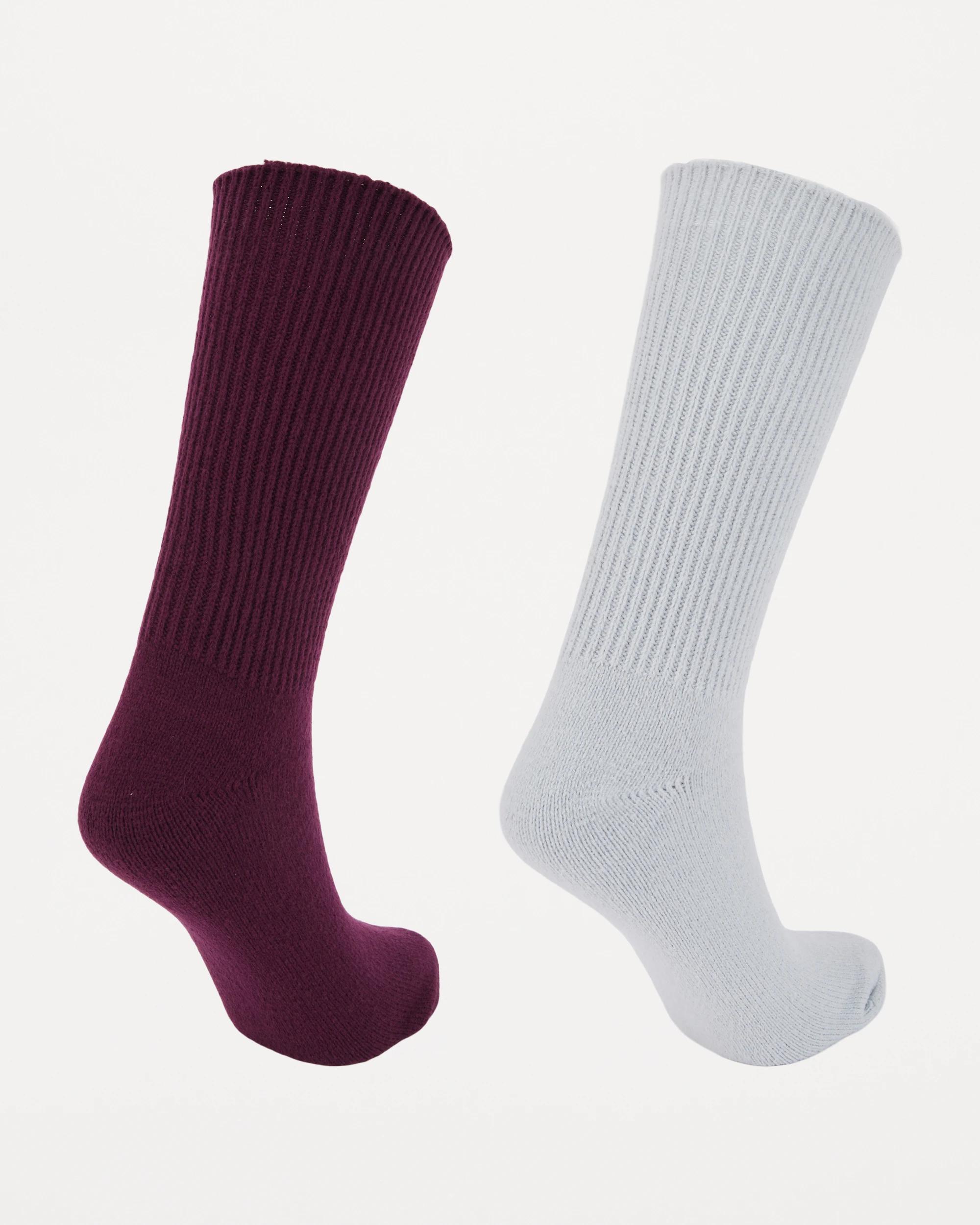 2 2 Pack Soft Bootsocks Burg Halo, 2 of 3