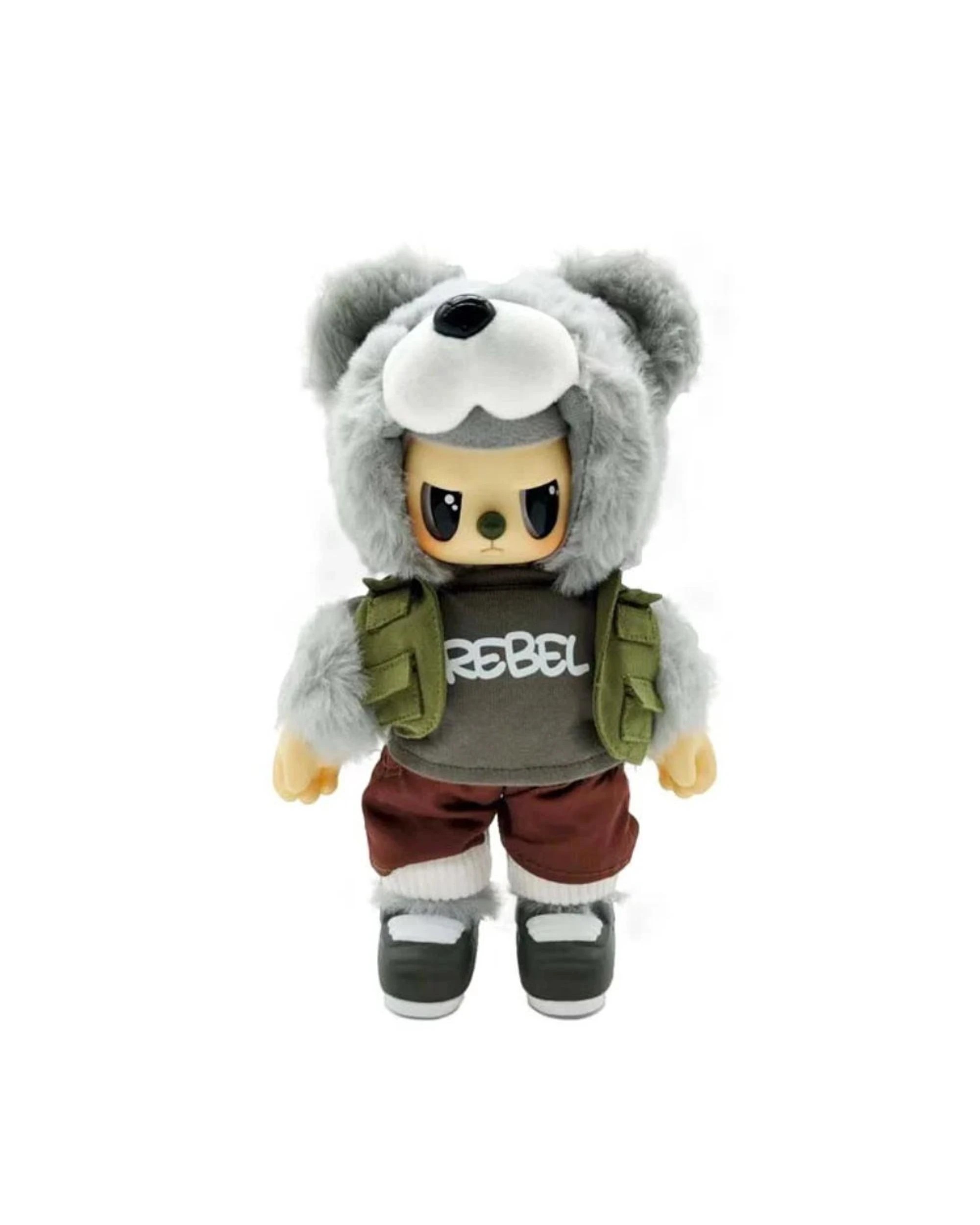 4 Rebel Bear Plush Moveable Street Series Blind Box, 4 of 8