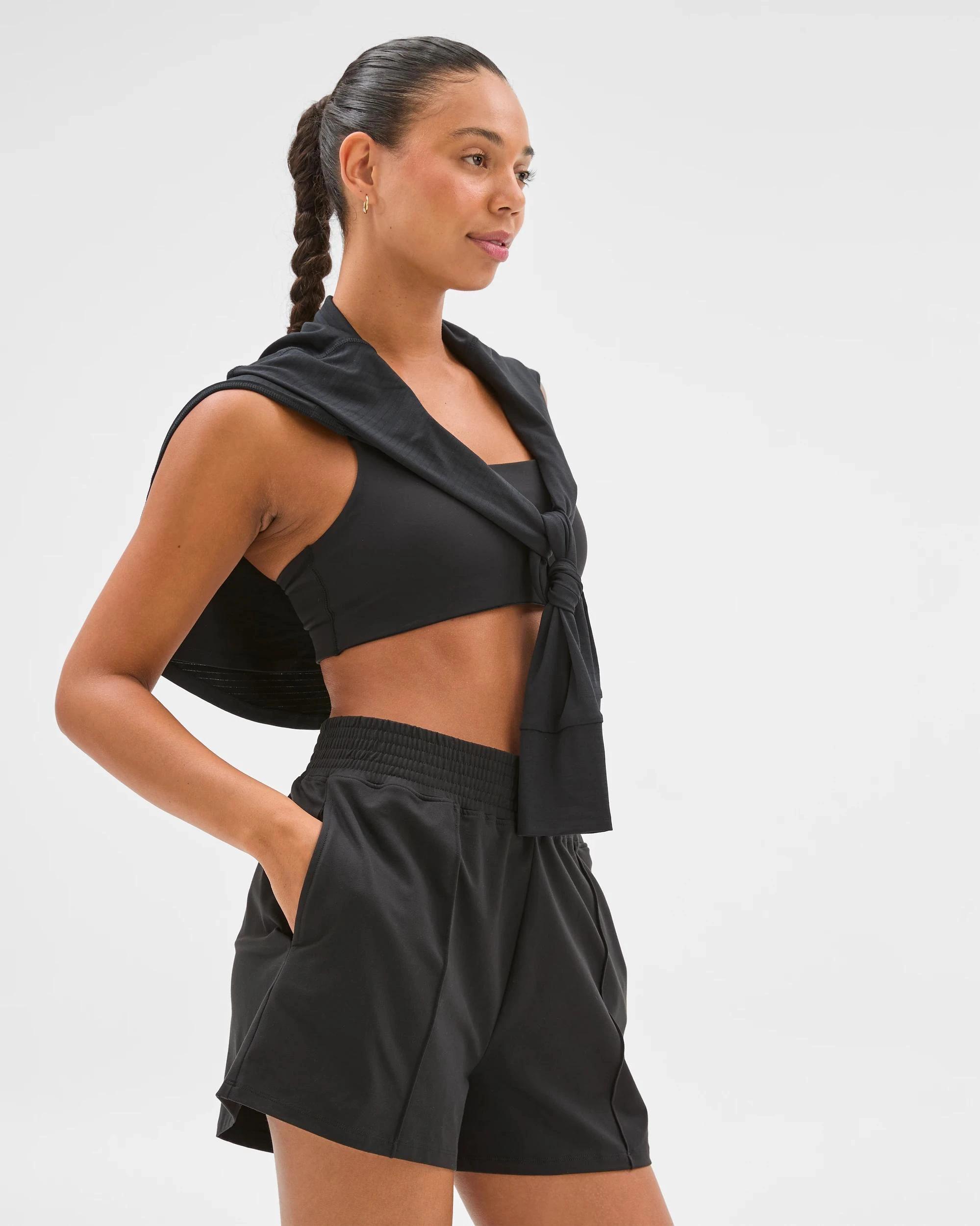 6 Target Active Studio Luxe Relaxed Shorts BLACK, 6 of 6