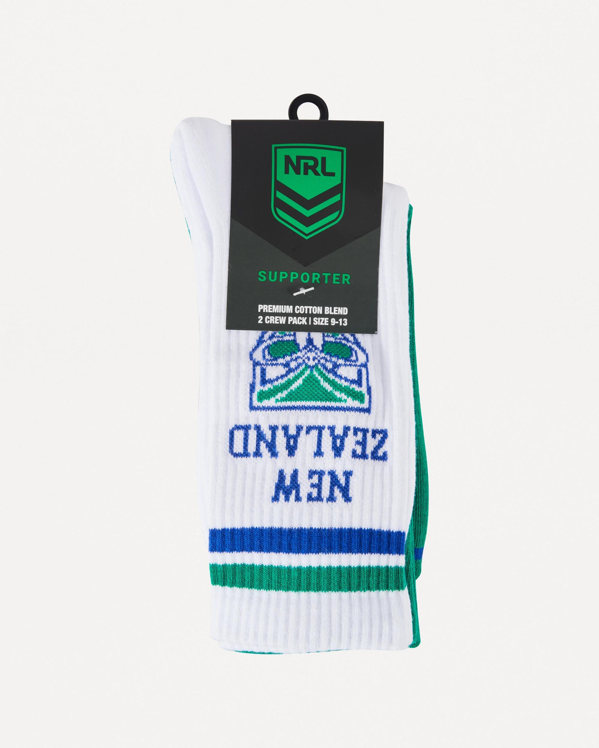 3 2 Pack NRL Adult Socks WARRIORS, 3 of 3