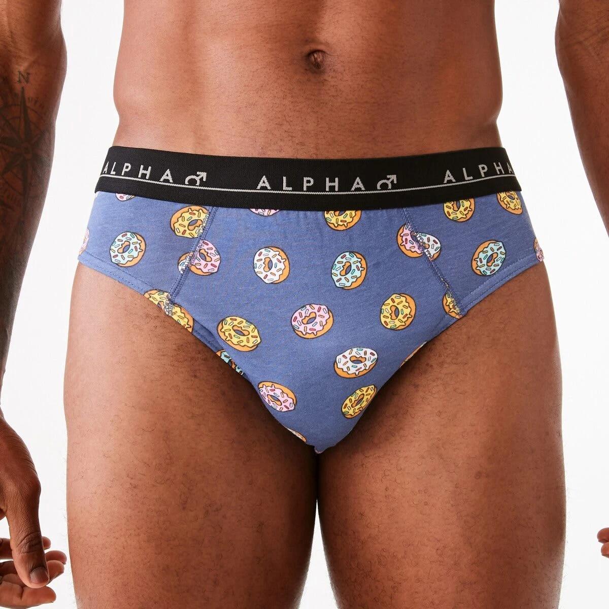 4 5 Pack Printed Briefs Donuts, 4 of 10