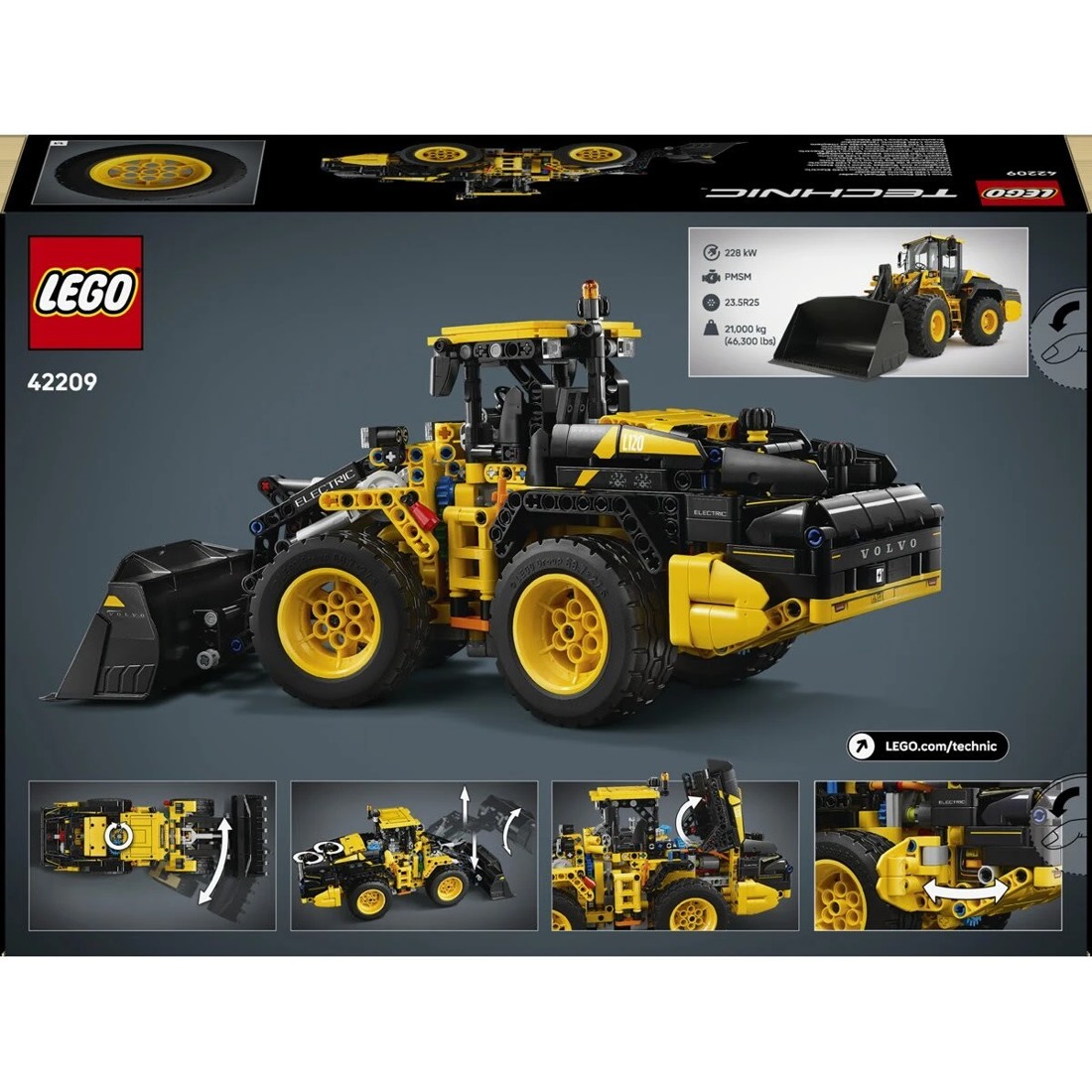 10 LEGO Technic Volvo L120 Electric Wheel Loader 42209, 10 of 10