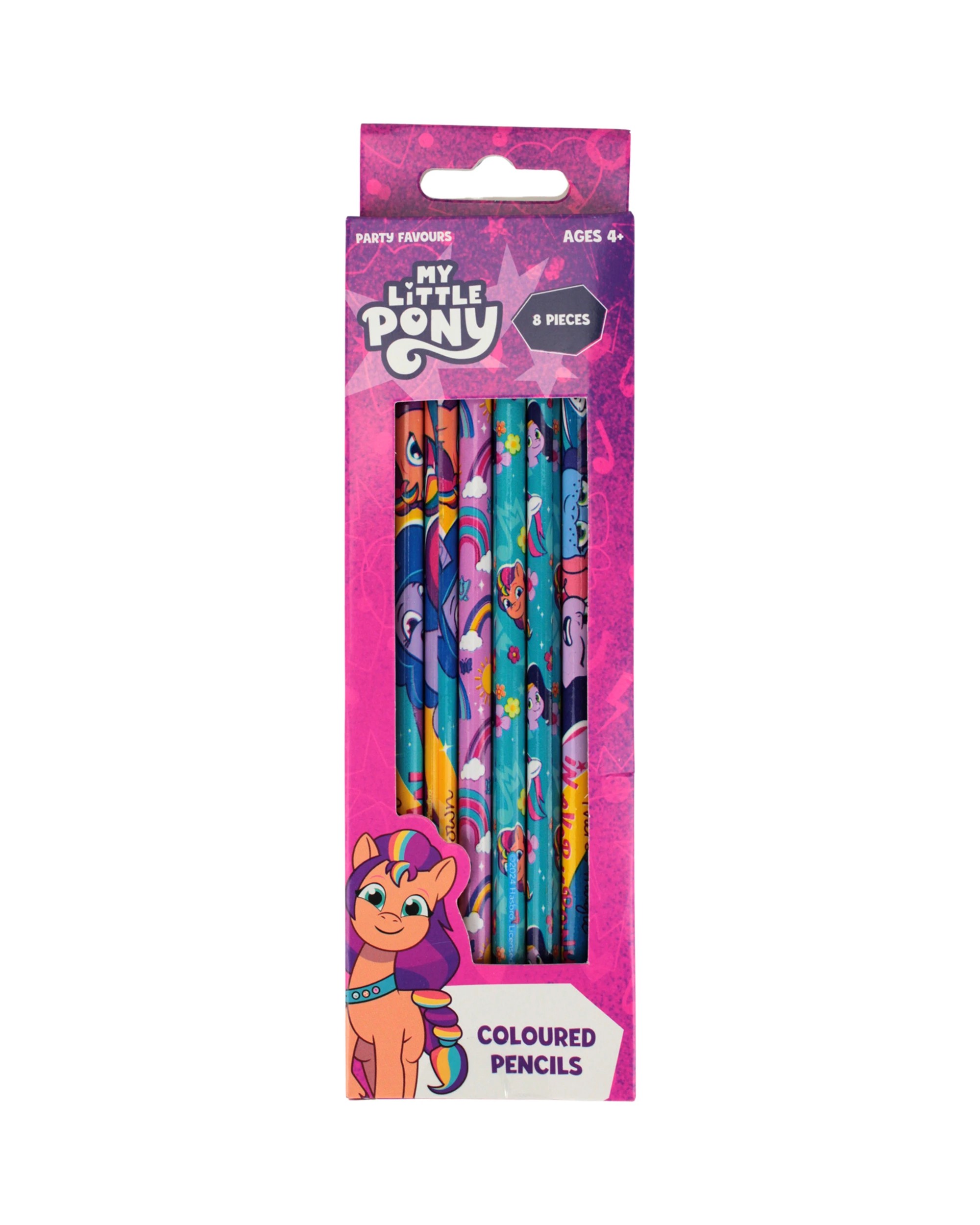 1 Anagram My Little Pony Tell Your Tale Coloured Pencils Pack of 8 - Multi, 1 of 2