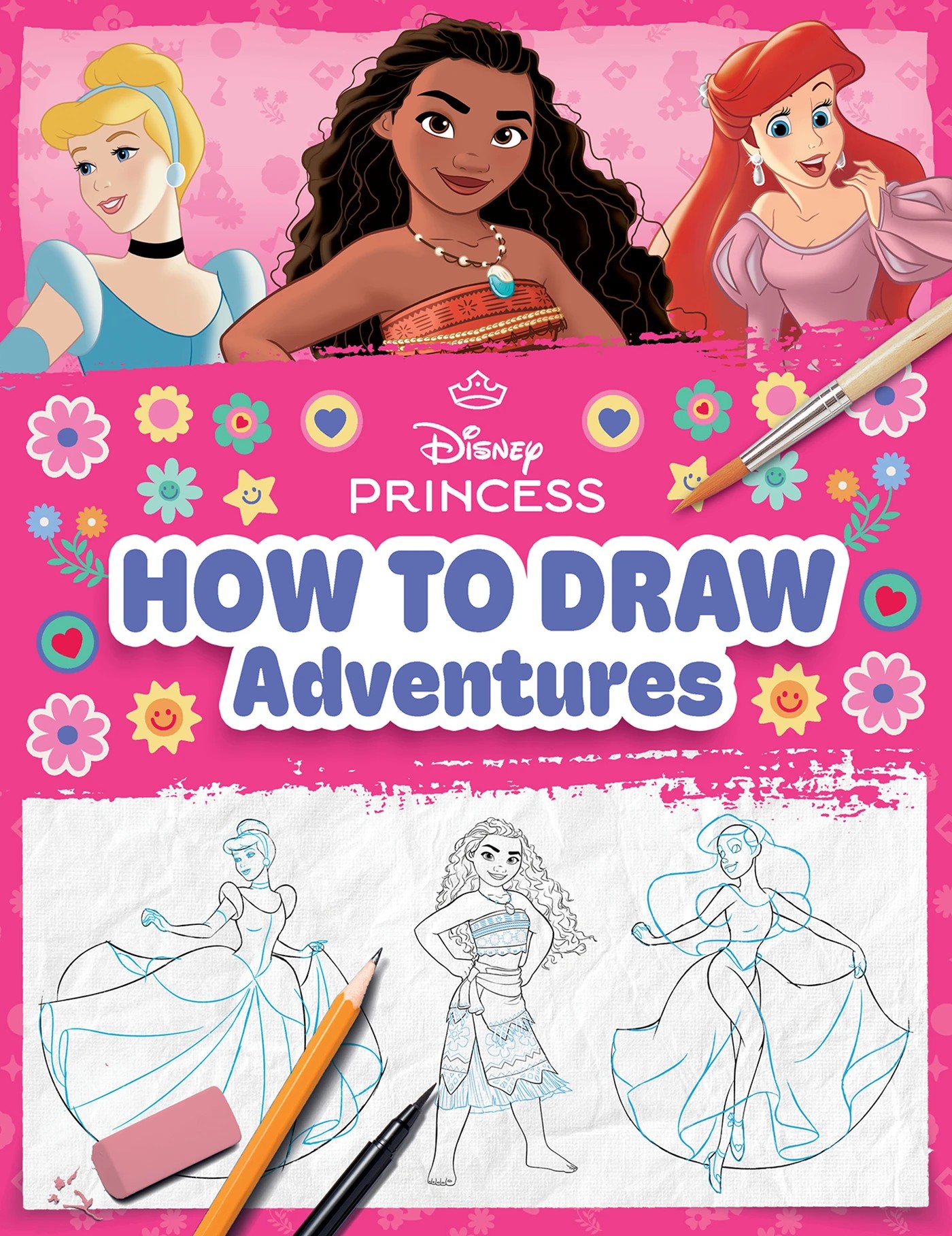 1 Disney Princess How to Draw Adventures - Book