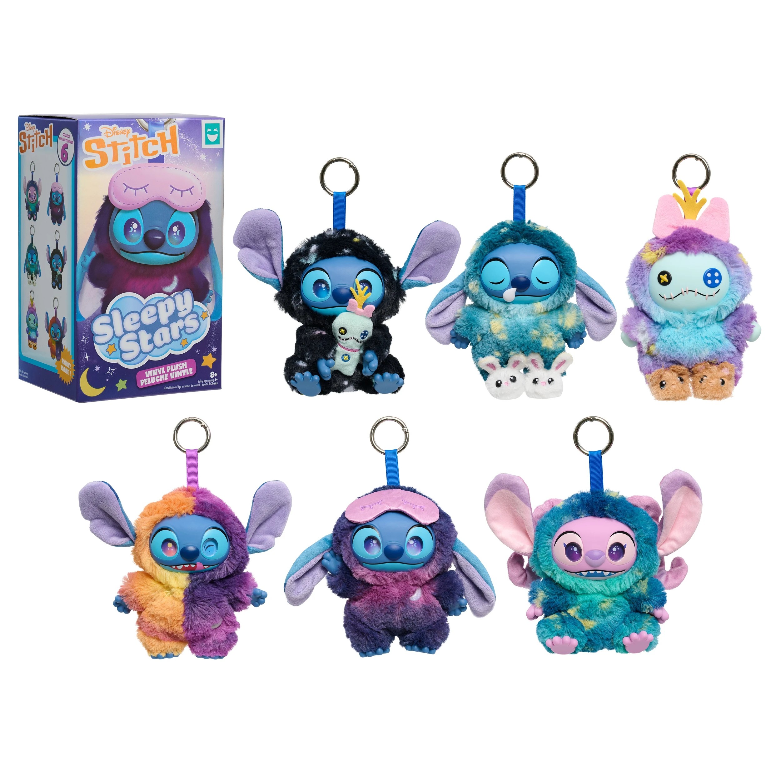 1 HAPPY HAUL Disney Stitch Sleepy Stars Vinyl Blind Box Plush - Assorted - Multi, 1 of 9