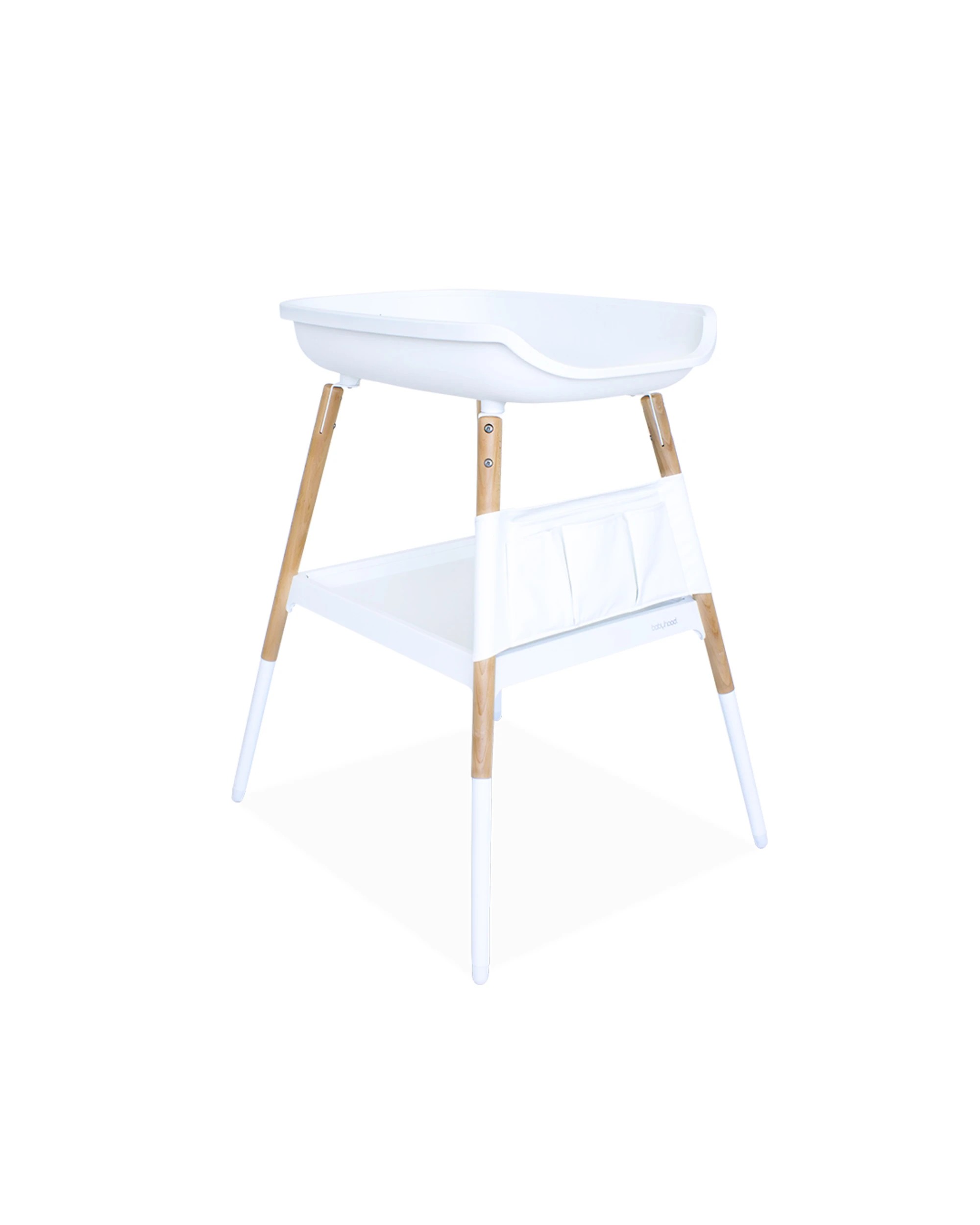 1 Babyhood Scandi Change Table - English Oak, Walnut, White, 1 of 5