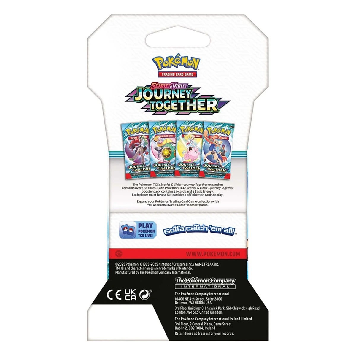 2 Pokemon Trading Card Game: Scarlet and Violet Journey Together Blister Pack - Assorted, 2 of 2