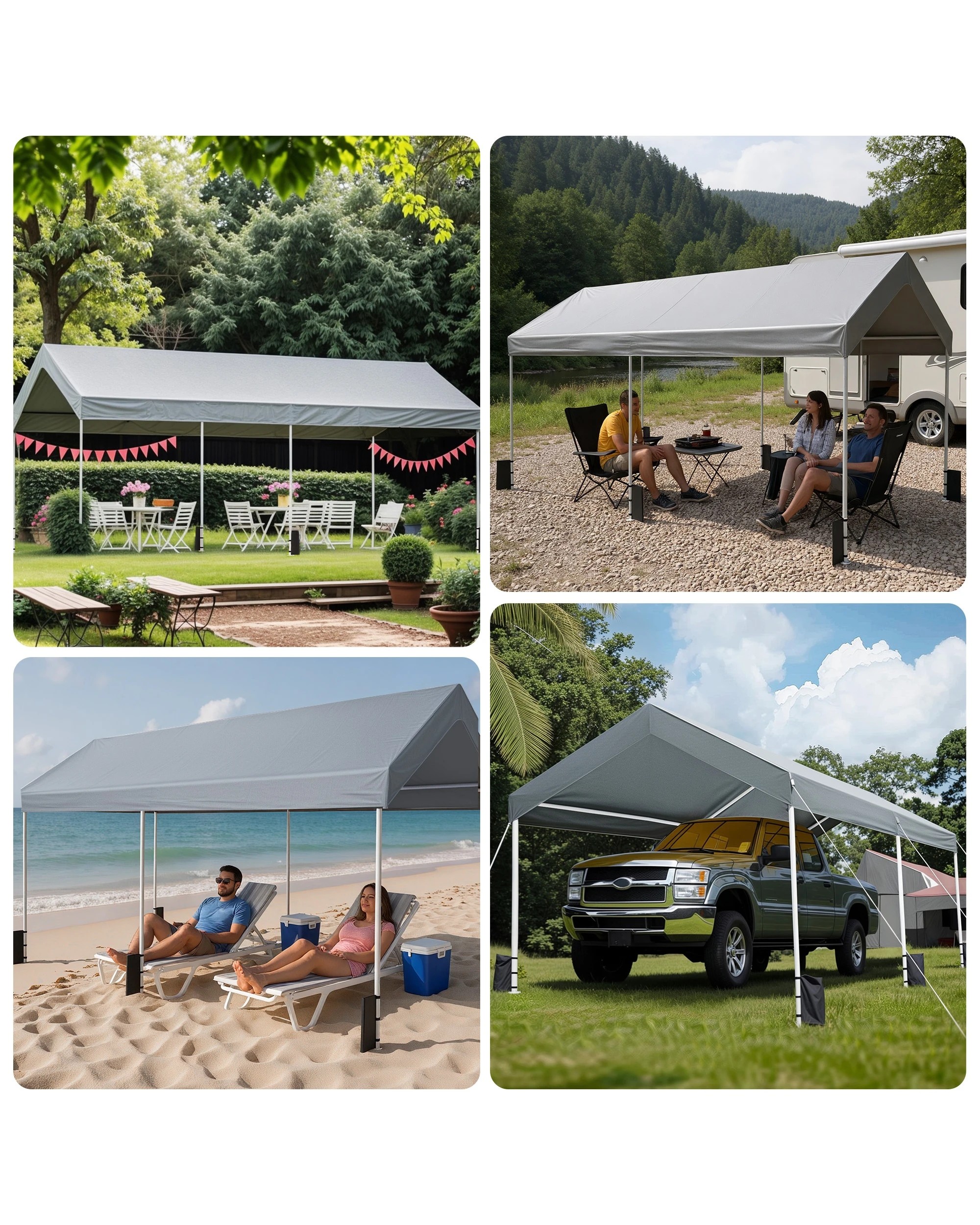 7 Advwin Canopy Tent Weights Bags 4 Pack, 7 of 7