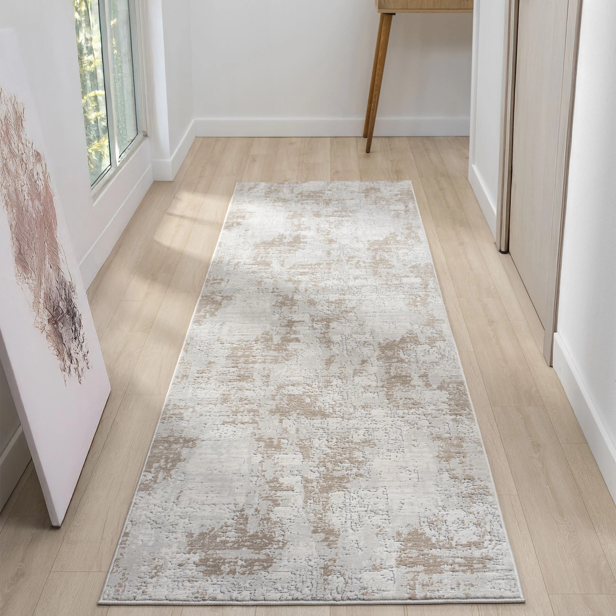 3 La Grace Home Adriano Soft Pile Premium Runner - 80x300cm - Stone, 3 of 10