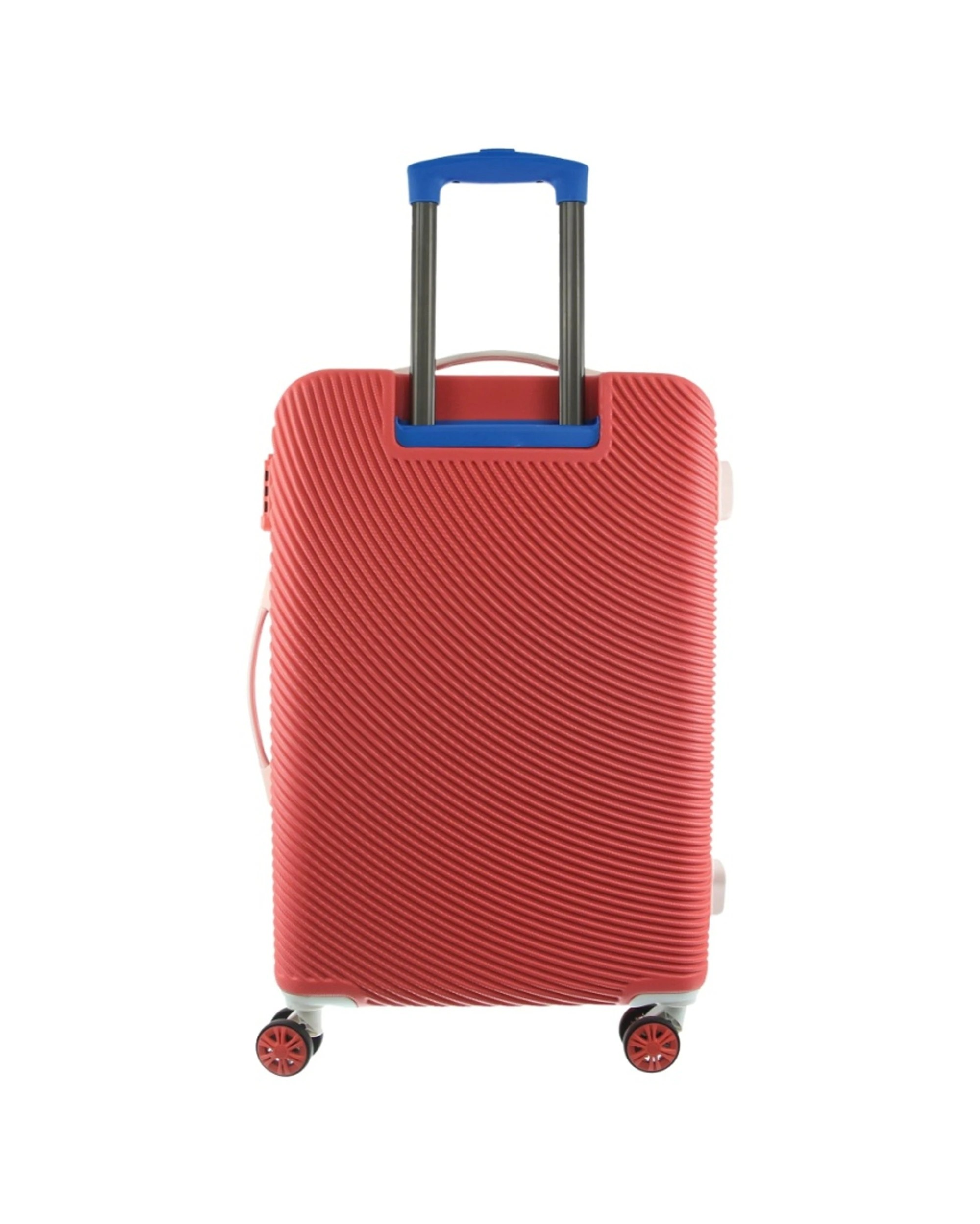 5 GAP Medium Hard-Shell Luggage & Mini Beauty Travel Case Set With Tag Coral - Red, 5 of 7