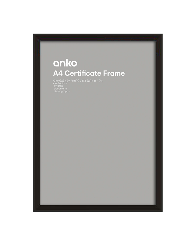 Norway Certificate Frame - A4, B