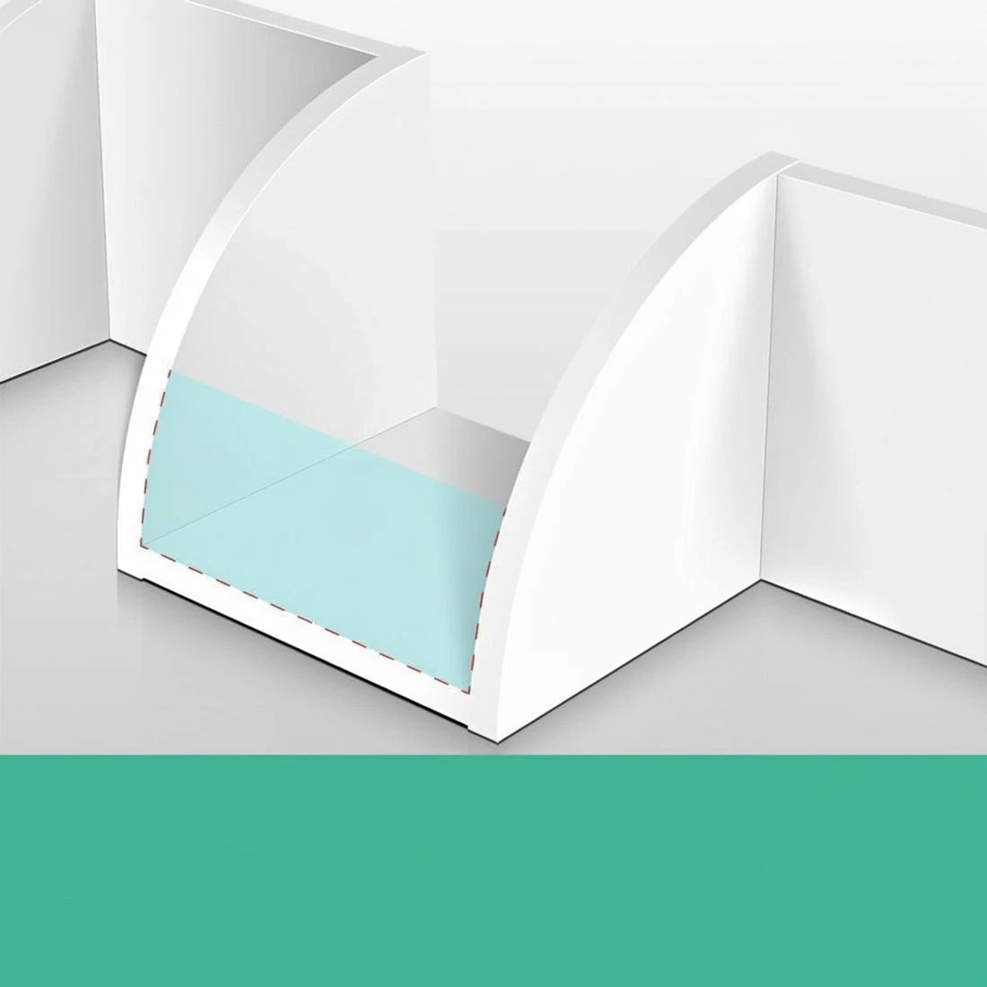 7 Artiss Wall Shelf Corner Floating 5-Tier Display Storage Space Saving Modern Decor Easy Install Sturdy - White, 7 of 8