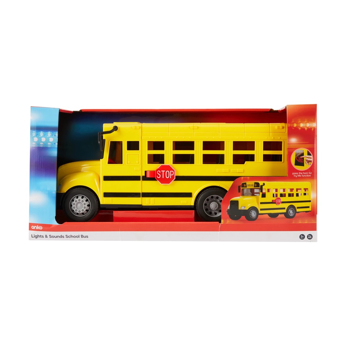1 Lights and Sounds School Bus Toy, 1 of 9