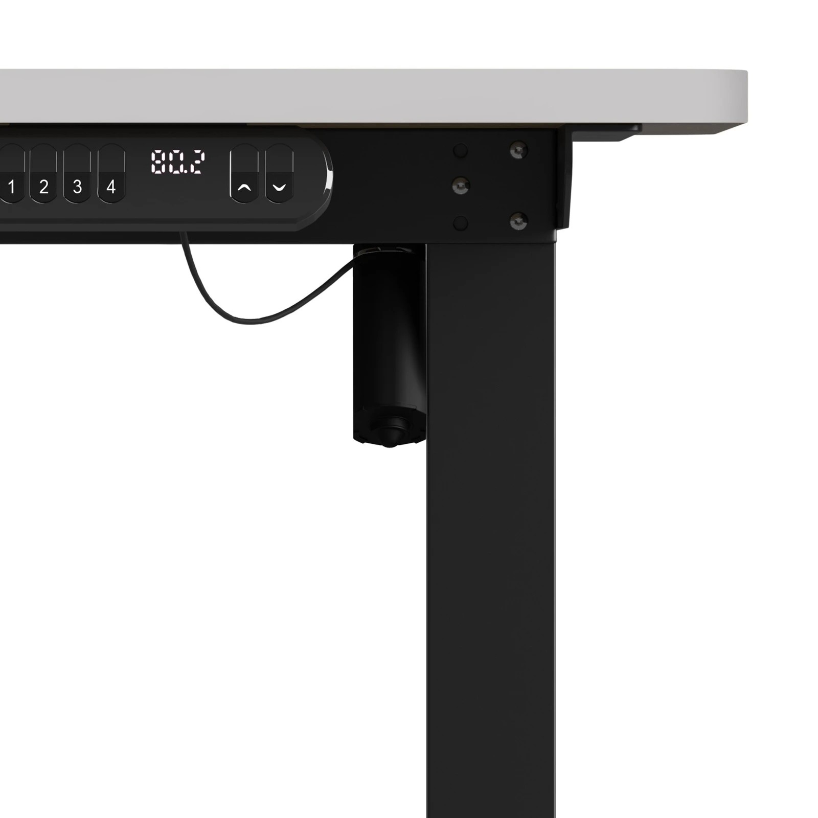 3 Oikiture Electric Standing Desk Single Motor 140cm Tabletop
 - Multi, 3 of 4
