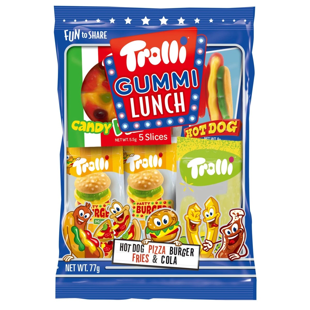 1 Trolli Gummi Lunch 77g, 1 of 3