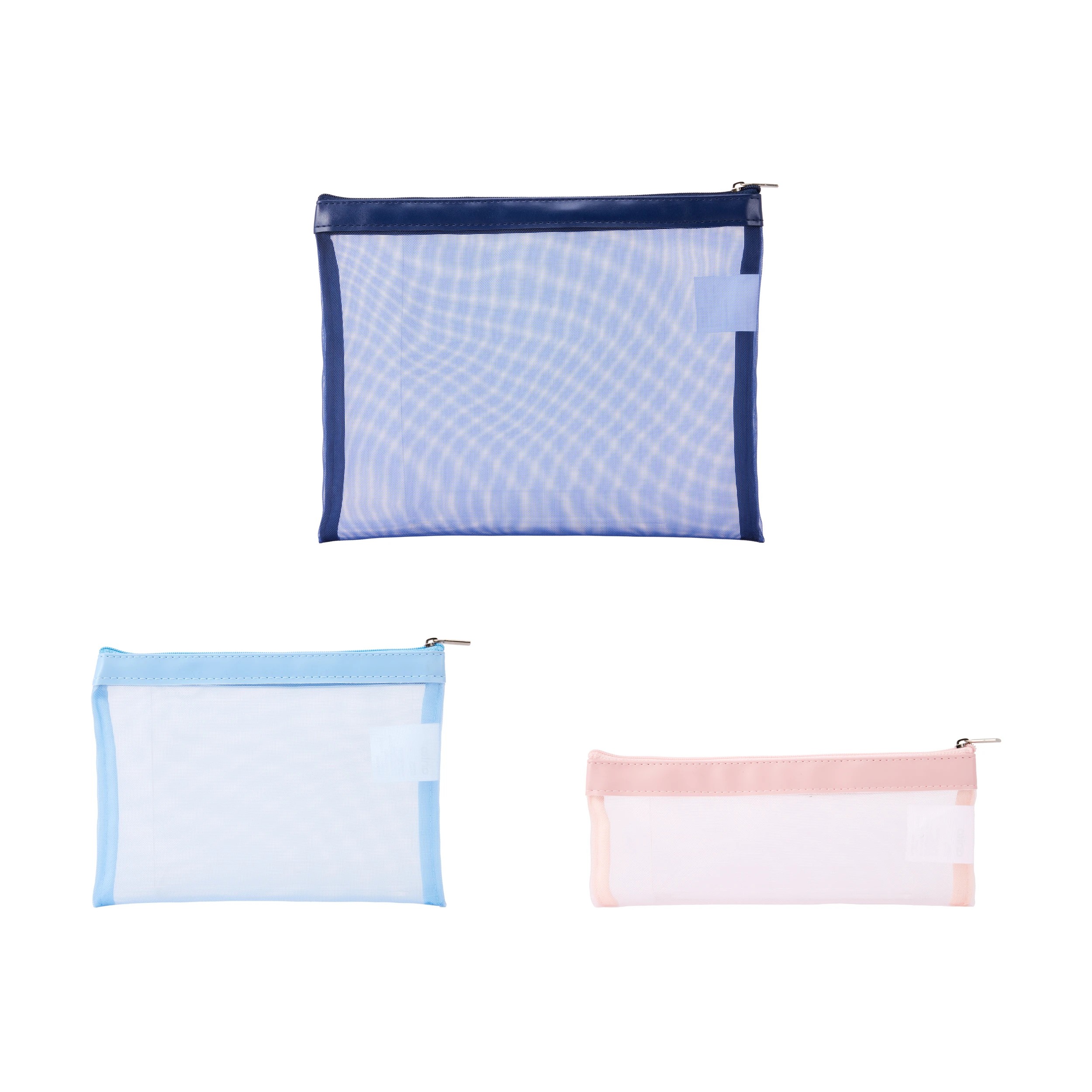 6 3 Pack Mesh Pencil Case, 6 of 6