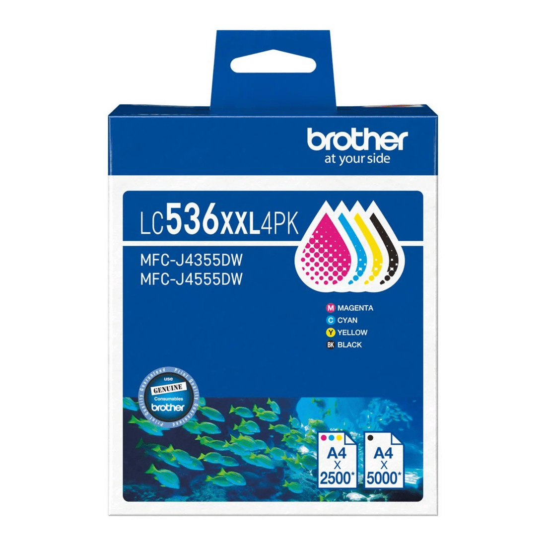 1 Brother LC536XXL Ink Cartridge 4 Pack, 1 of 1